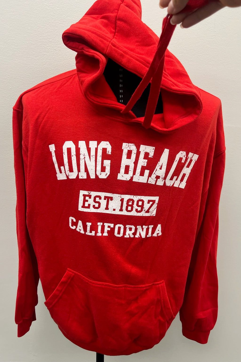 Unisex Adult Red Long Beach California Sweater