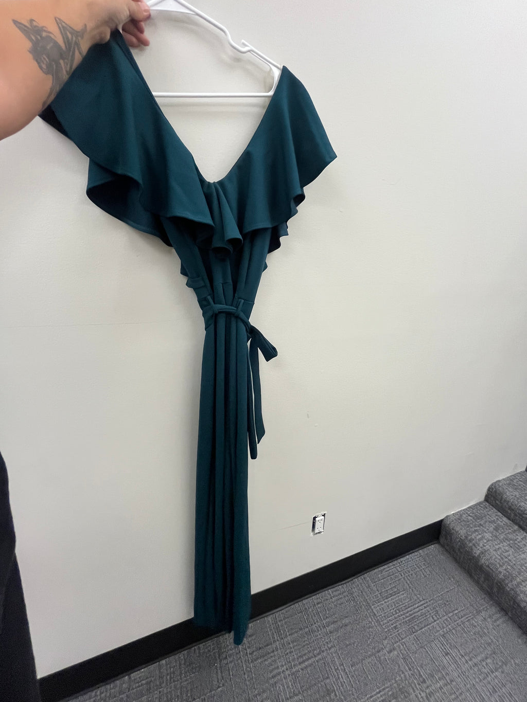 Used Women’s Blue Green Jumpsuit