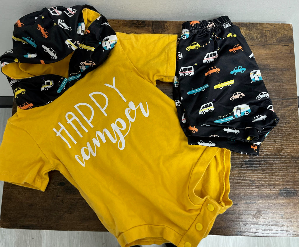 Used Baby 2 Piece Happy Camper Set