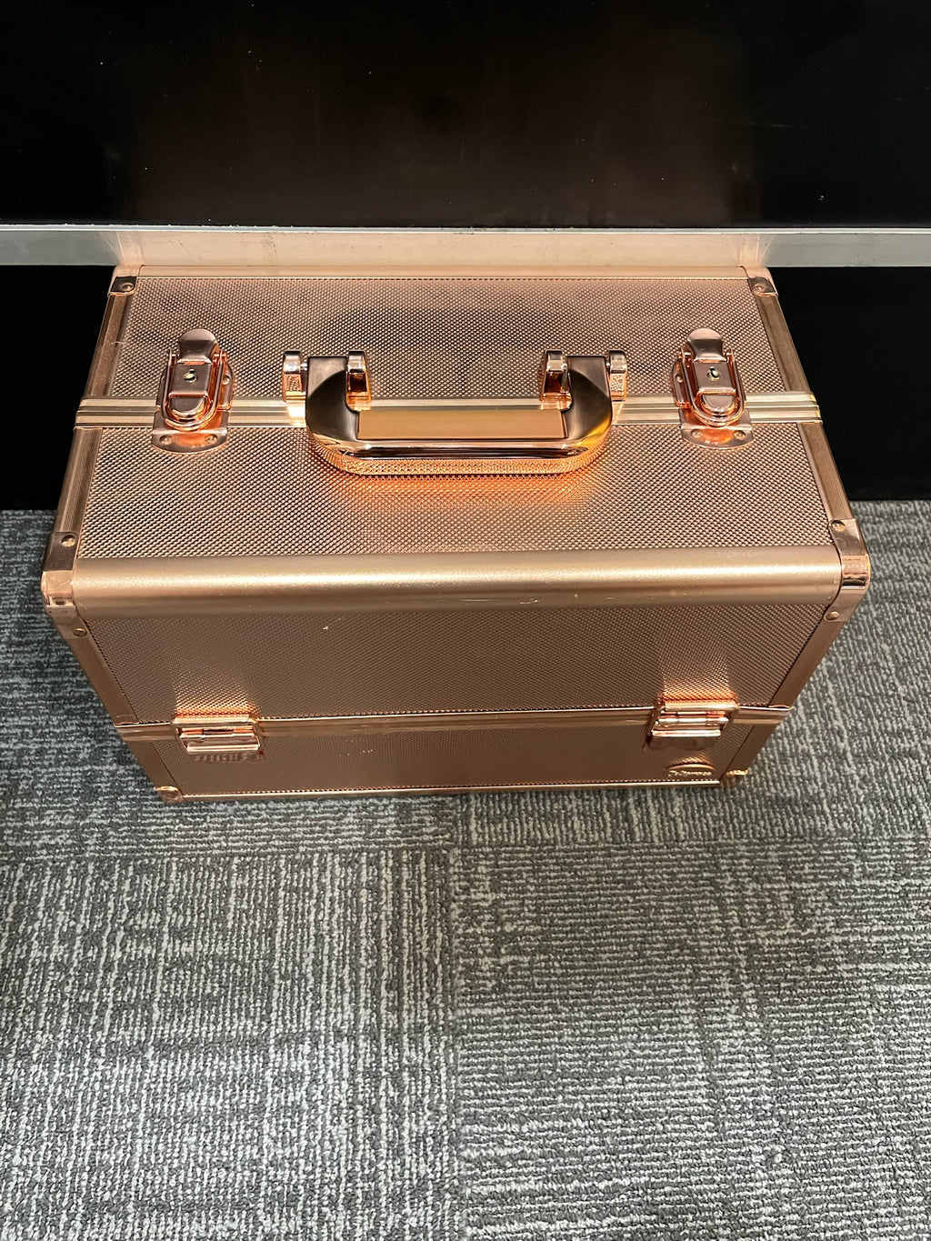 Pink Travel Training Case With Keys