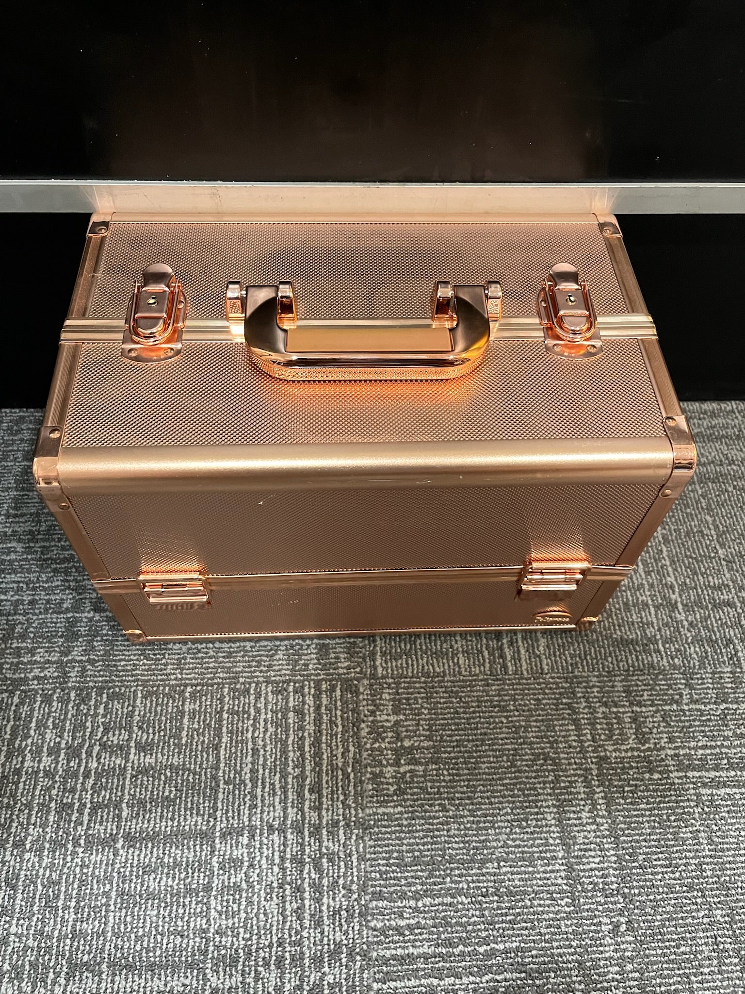 Pink Travel Training Case With Keys