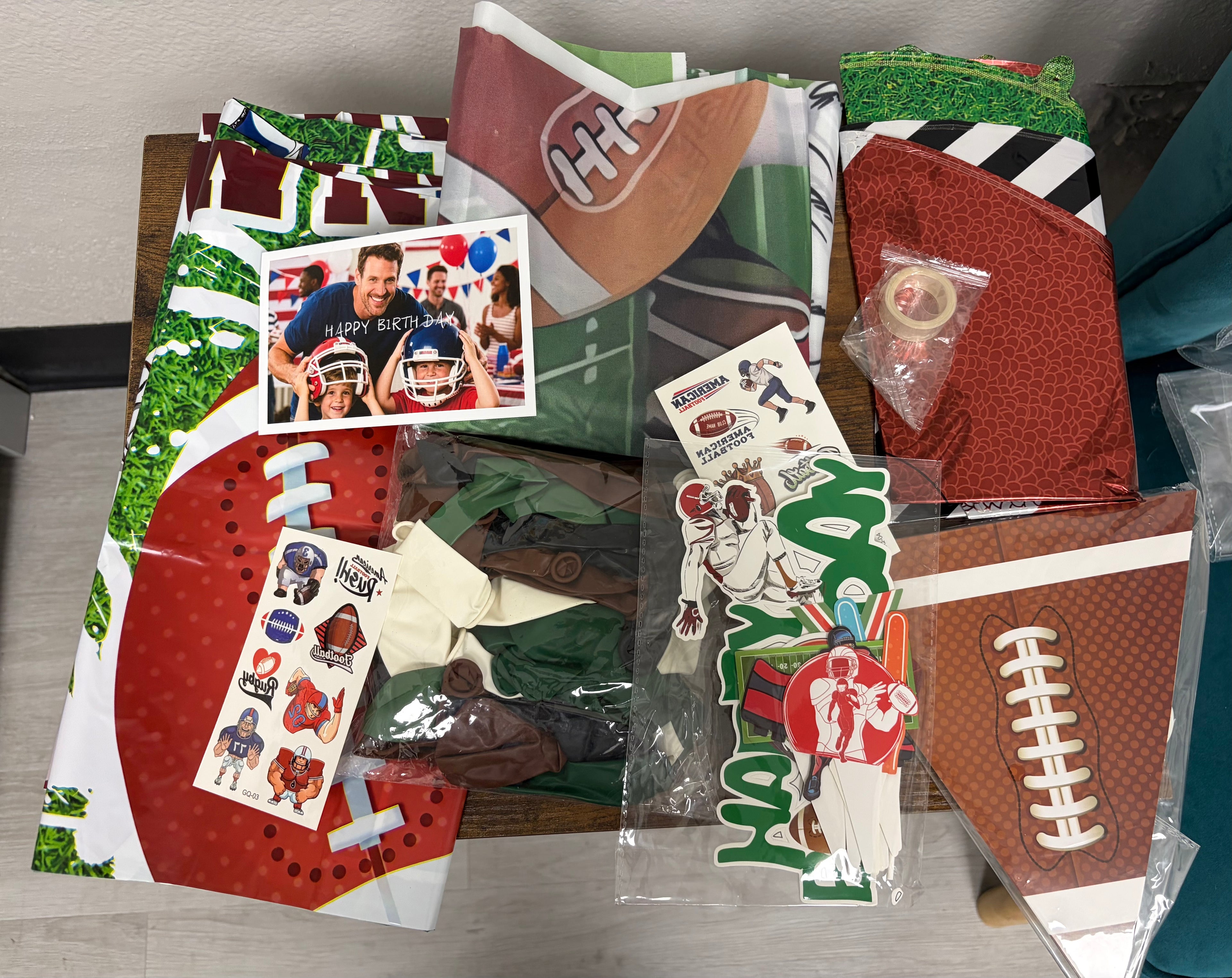 New Football Decor Set
