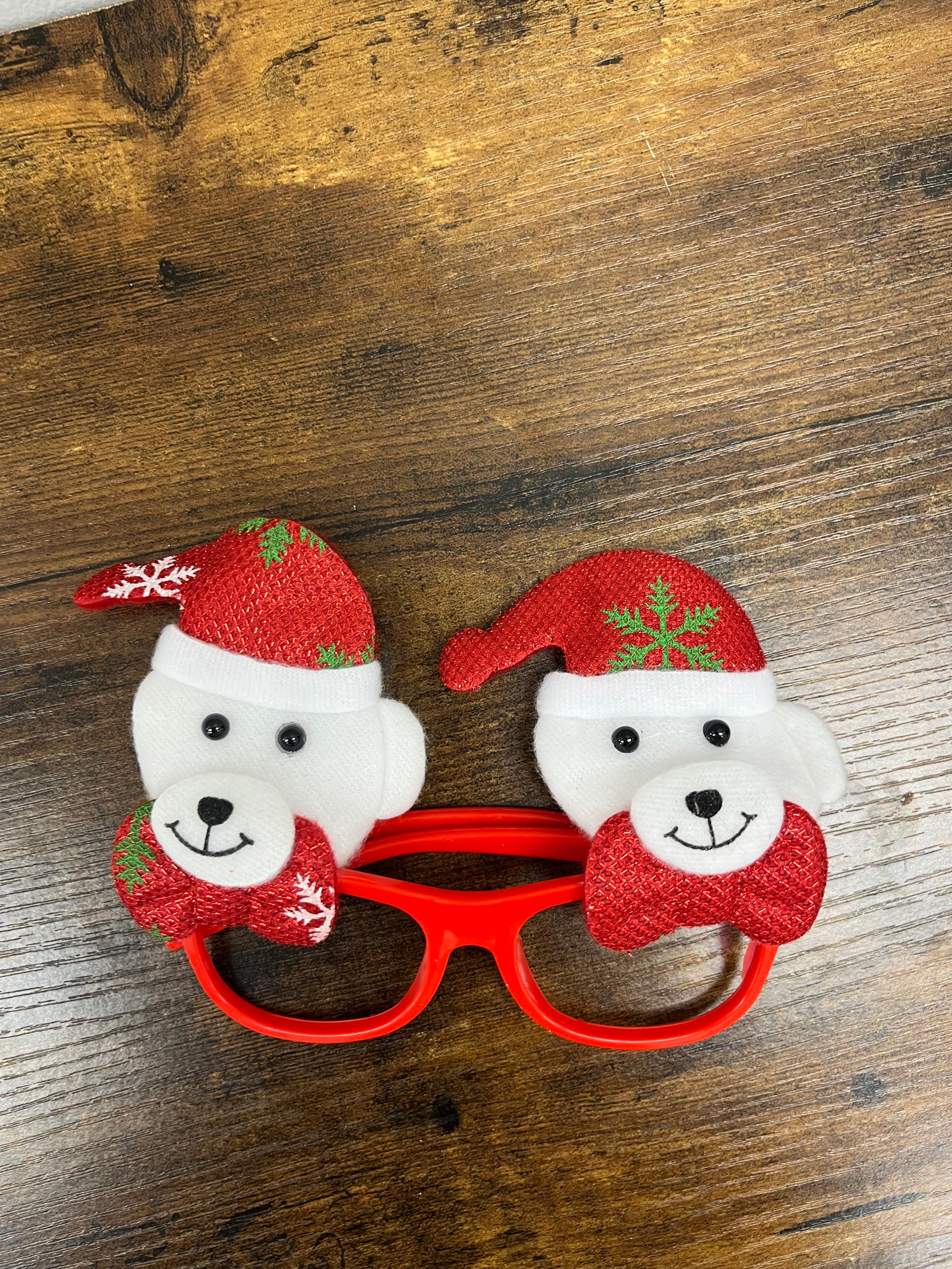 New Christmas Glasses Photo Props
