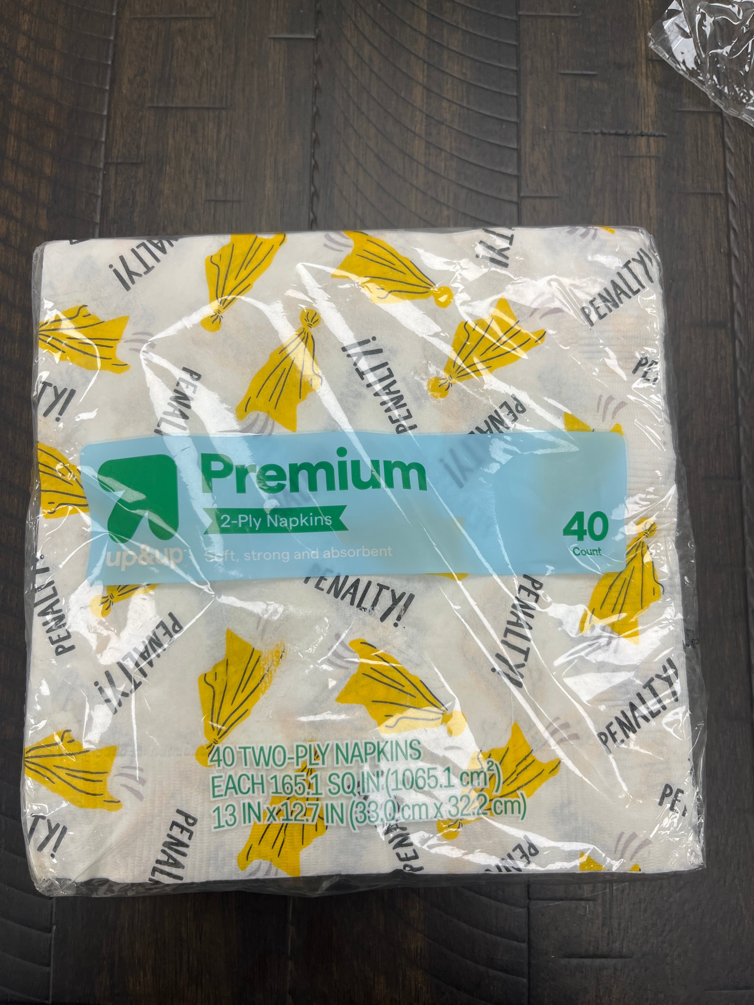 New Penalty napkins