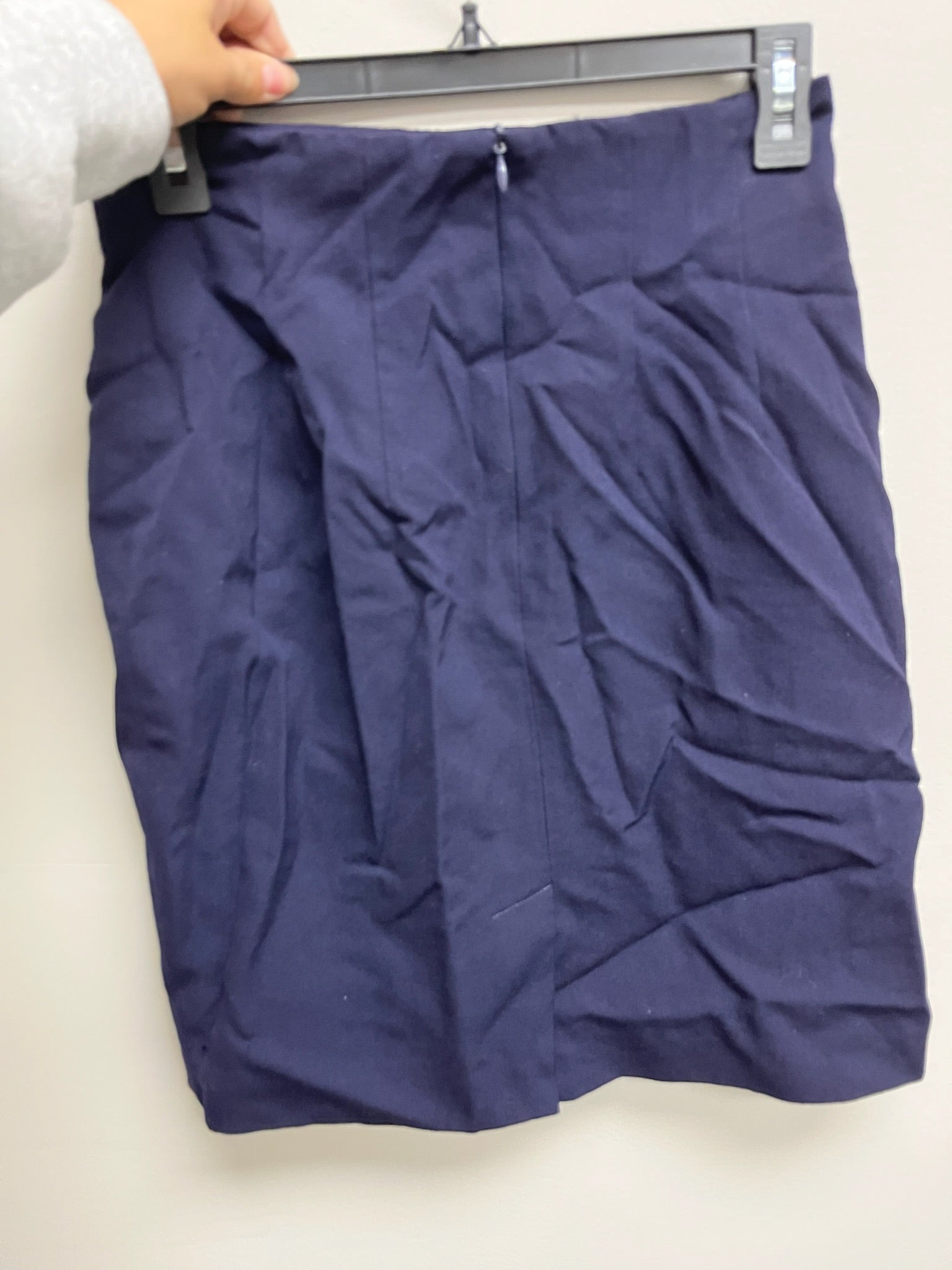 Women’s Blue Wool Skirt