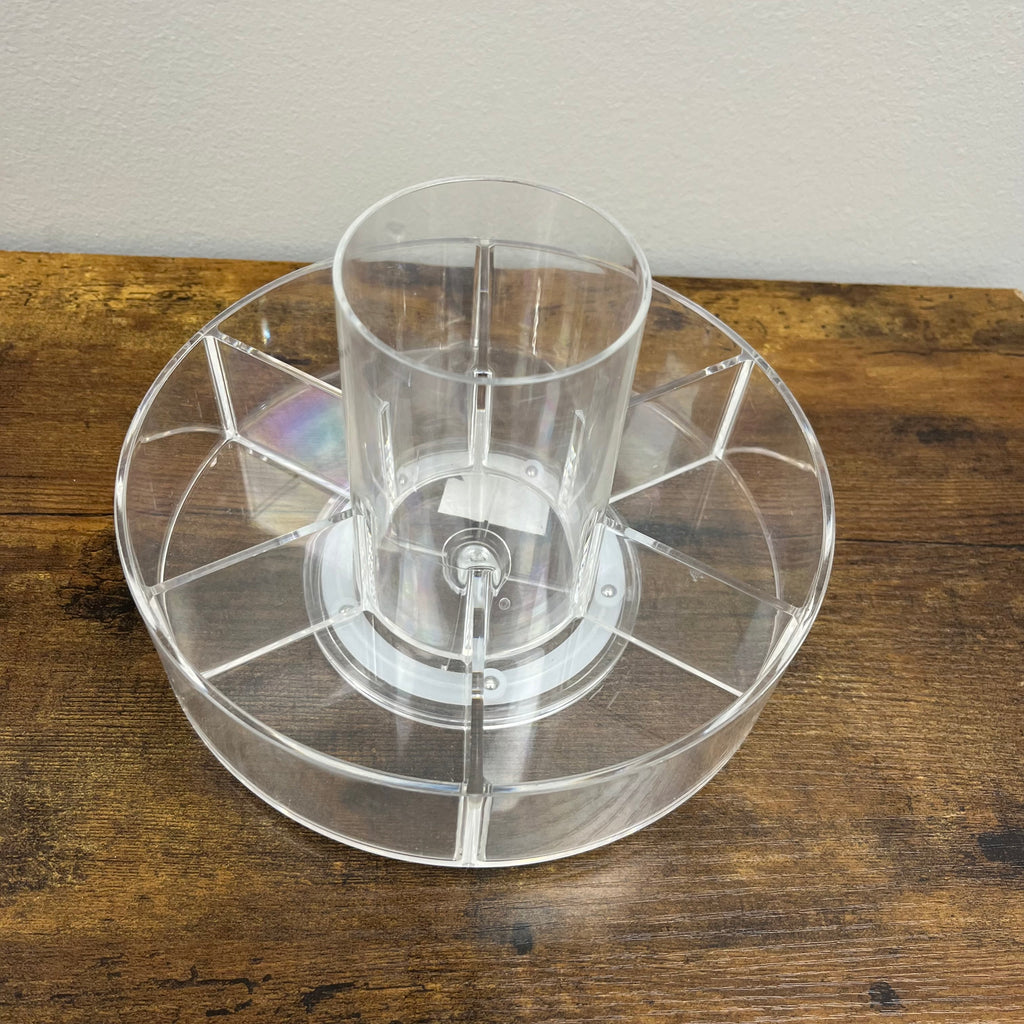 Used Acrylic Spinning Organizer