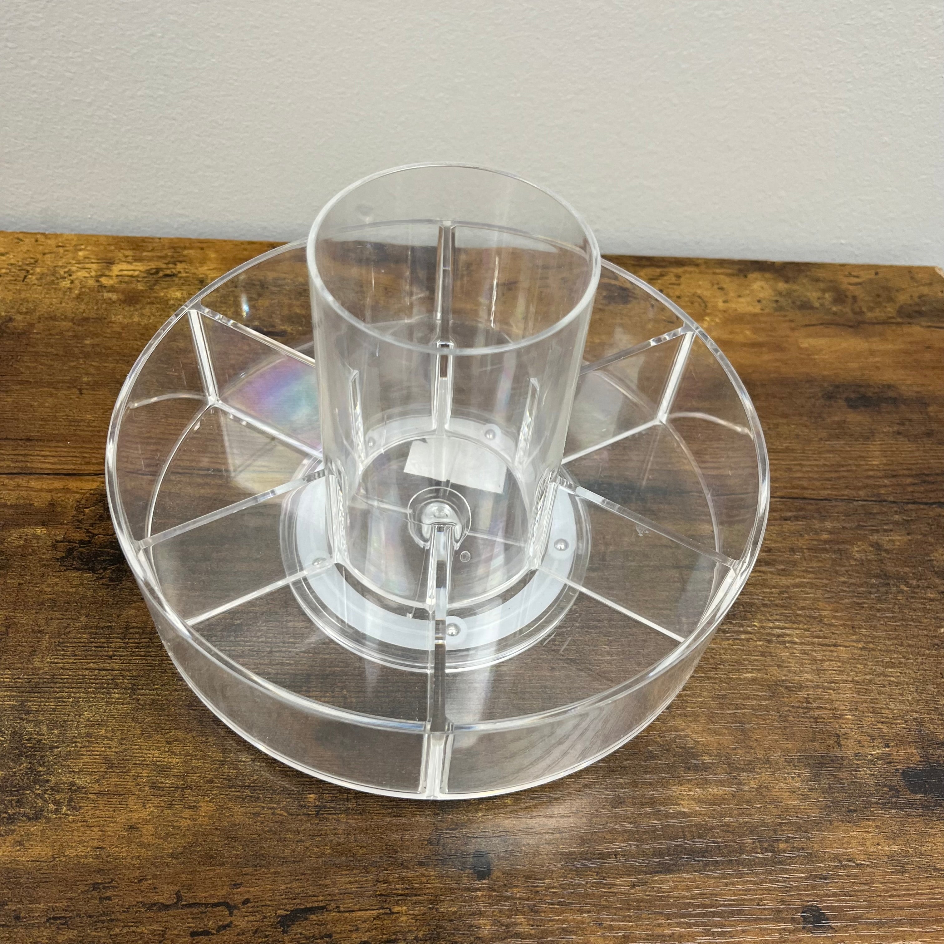 Used Acrylic Spinning Organizer