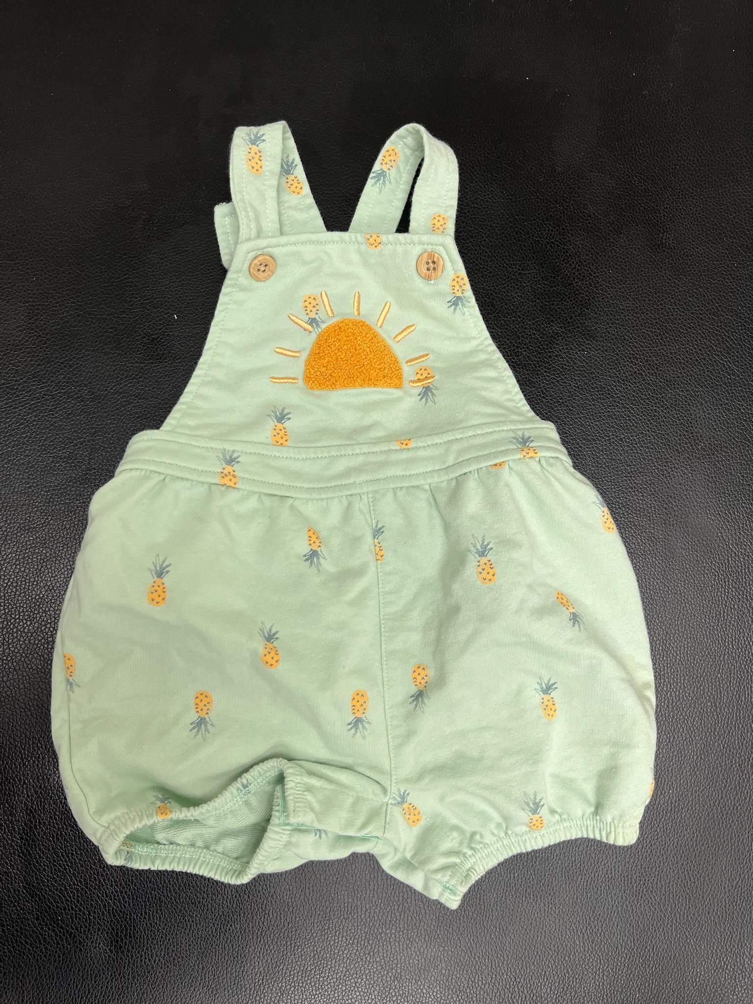 Girls Pineapple Overalls