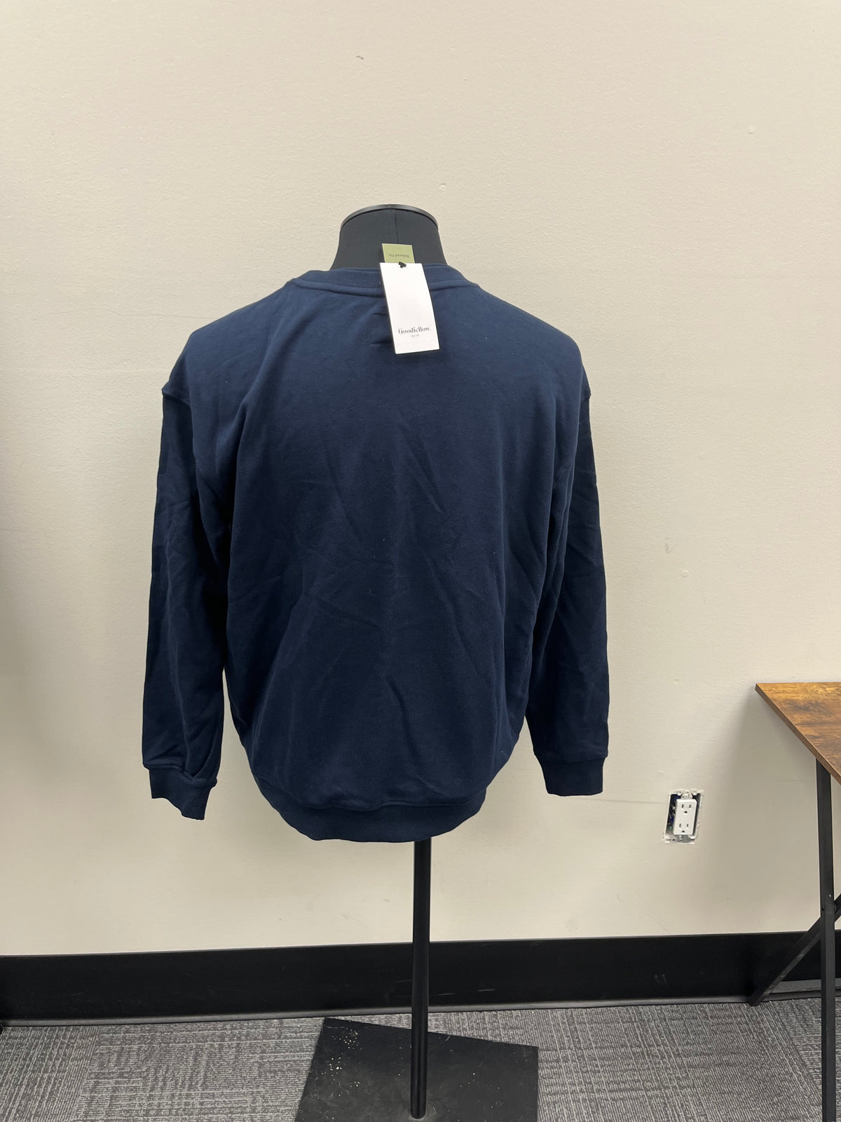 New Unisex Blue Crewneck Sweater