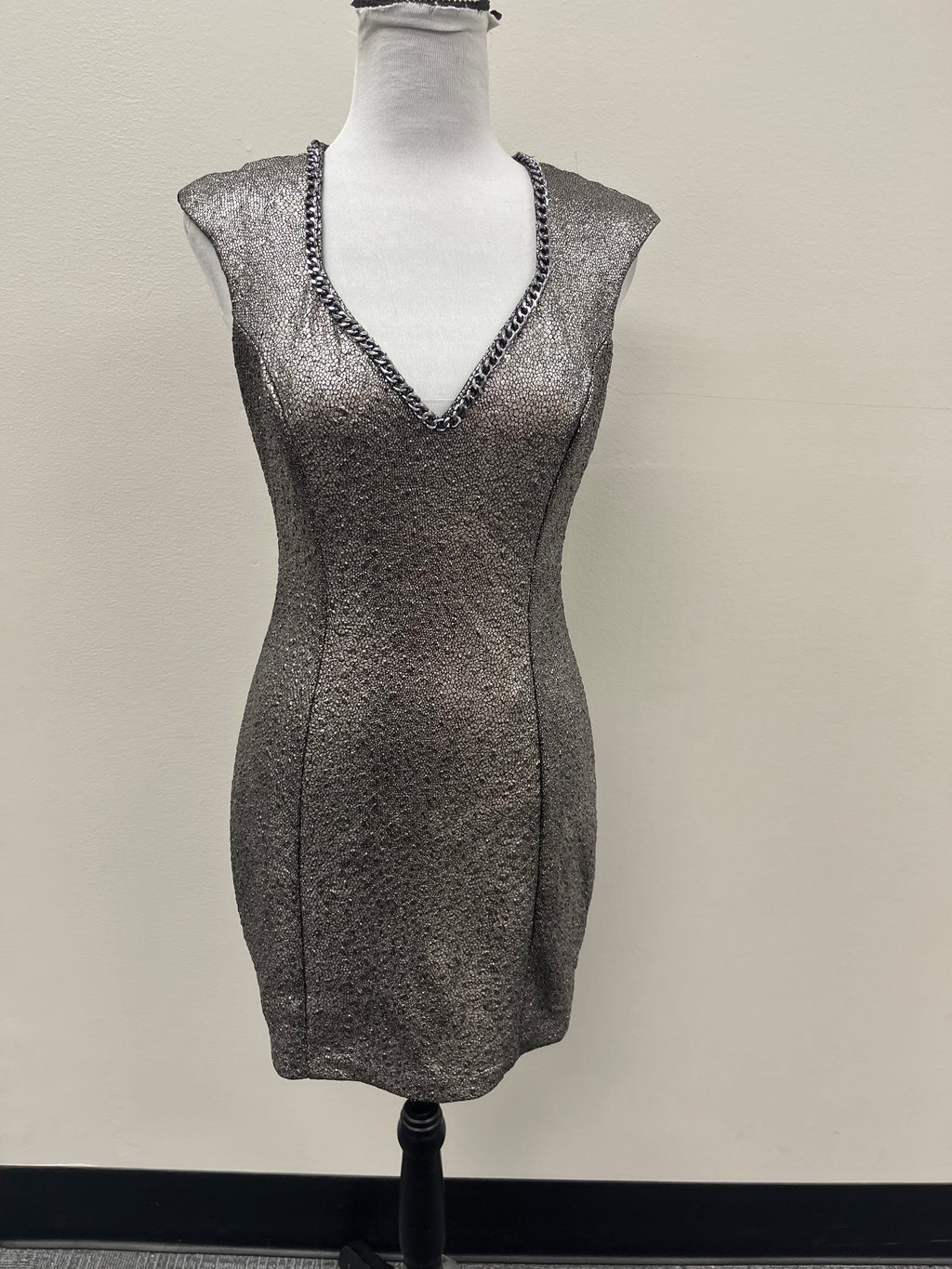 Used Women’s Shiny Grey Dress