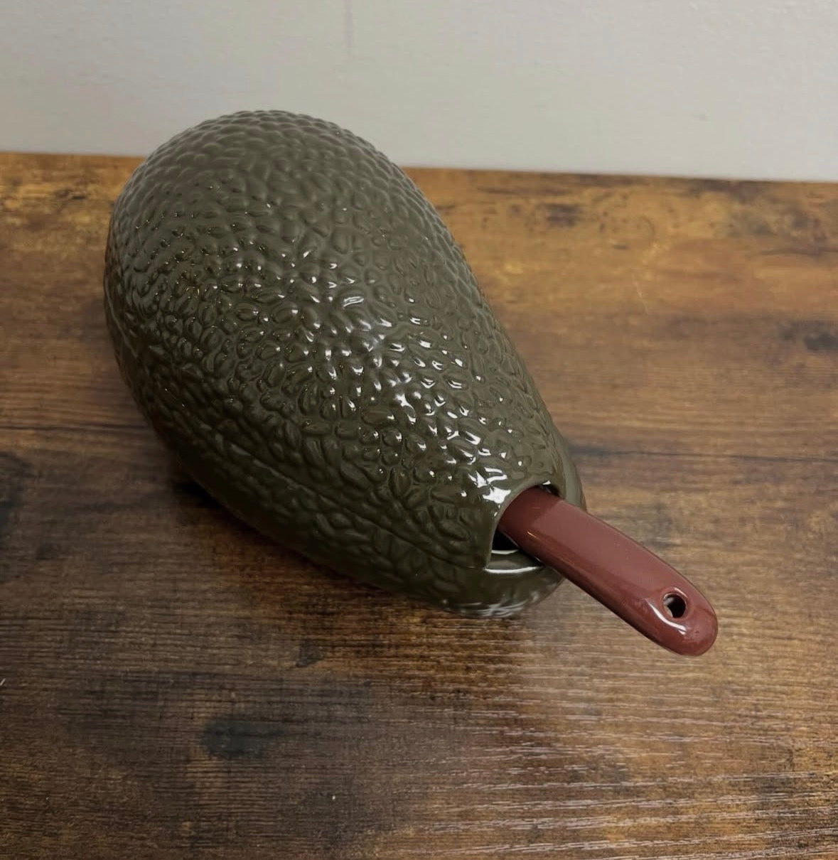 Used Ceramic Avocado Shaped 3 Piece Serving Dish