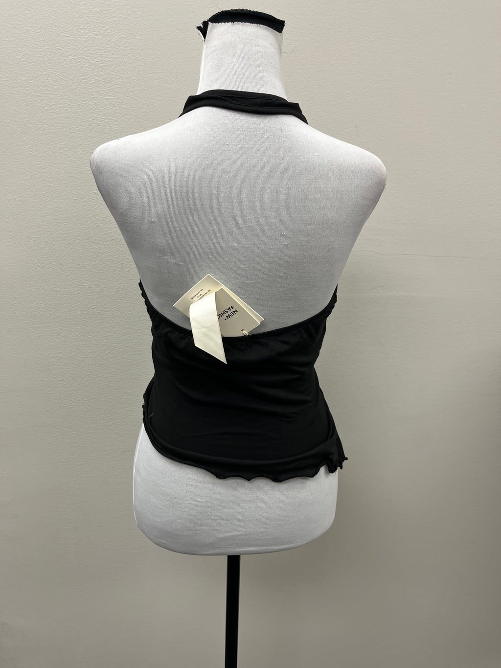 New Women’s Black Halter Top