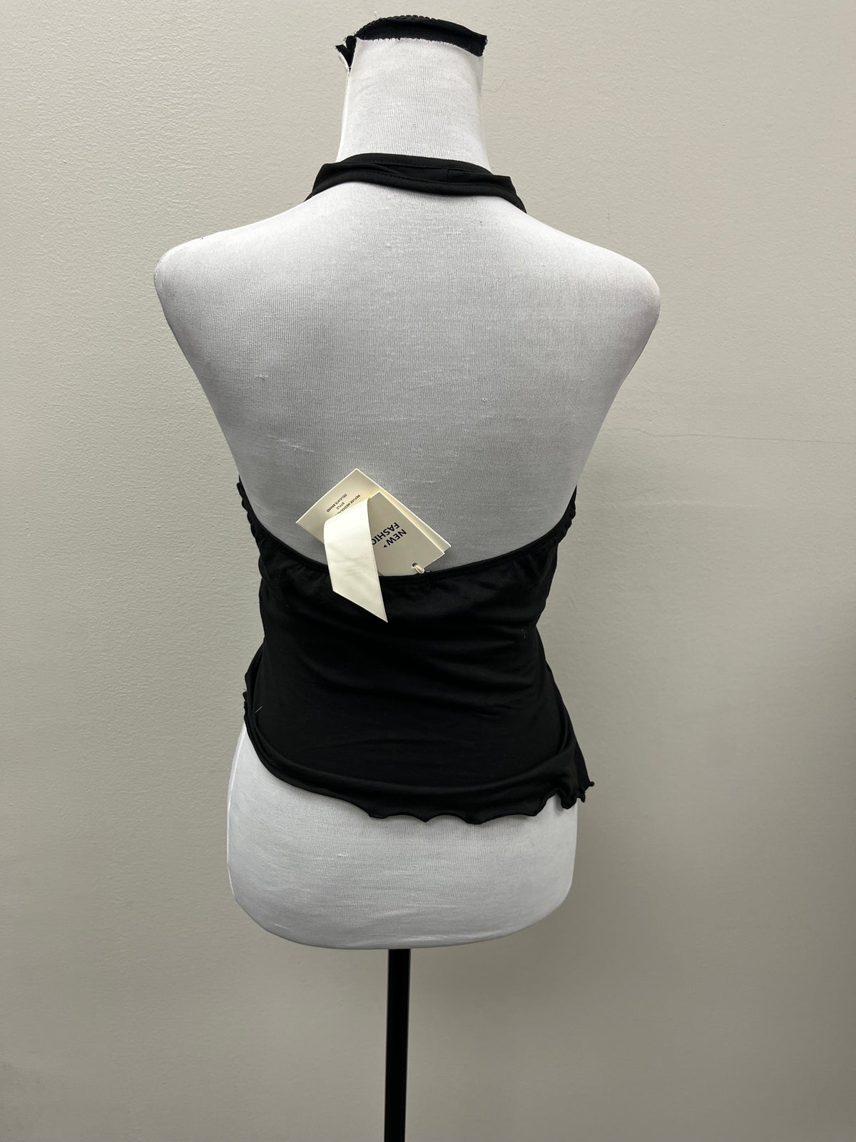 New Women’s Black Halter Top