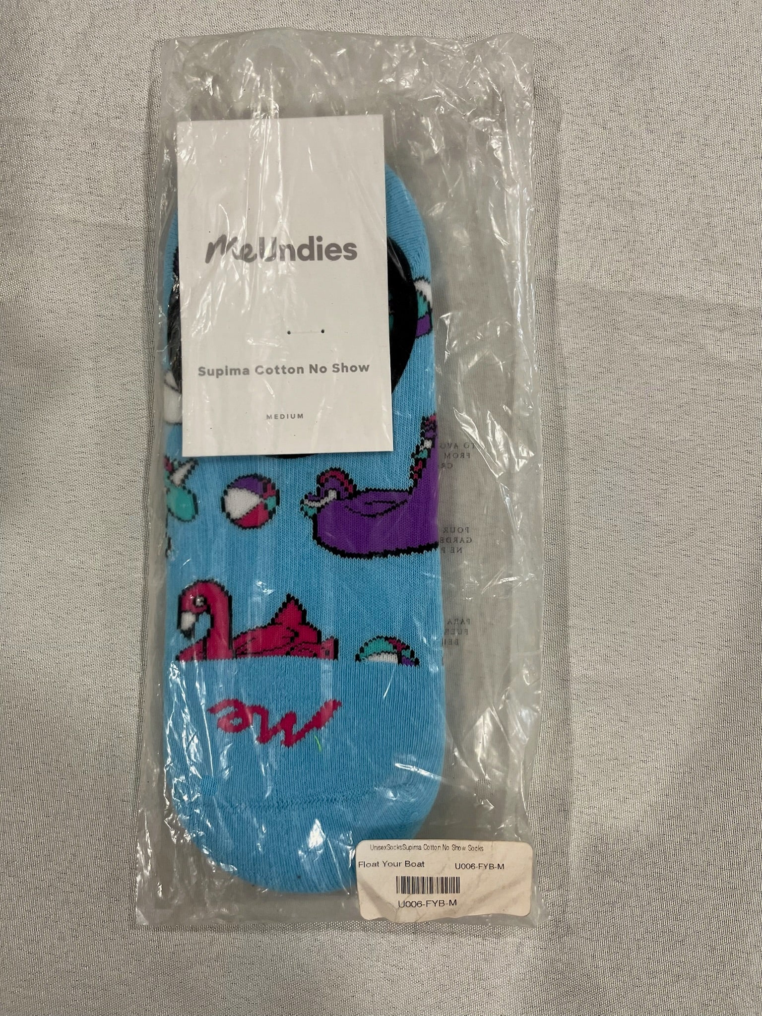 Unisex Float Your Boat No Show Socks image 0