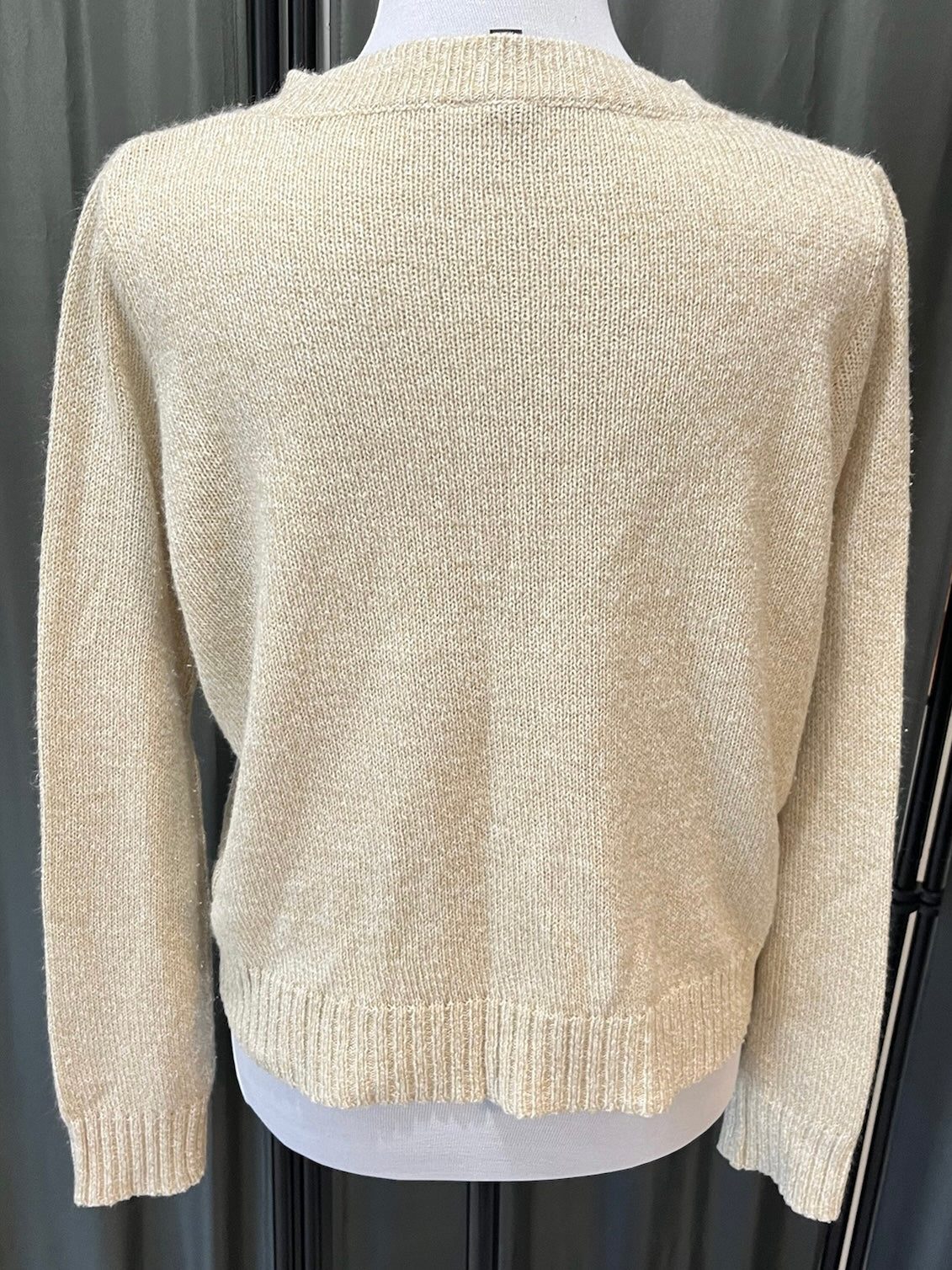 Beige Knotted Sweater image 1