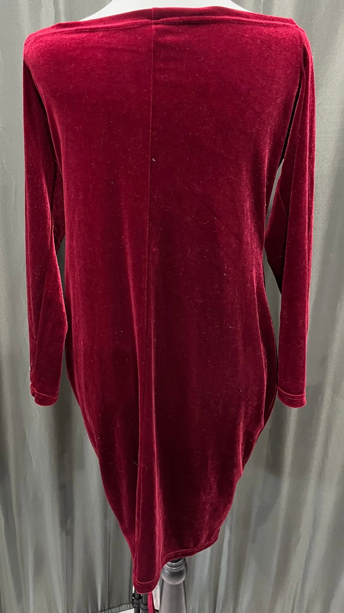 Red Long Sleeve Dress image 2