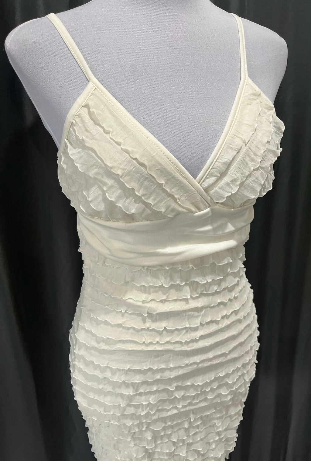 Women’s White Cream Dress image 2