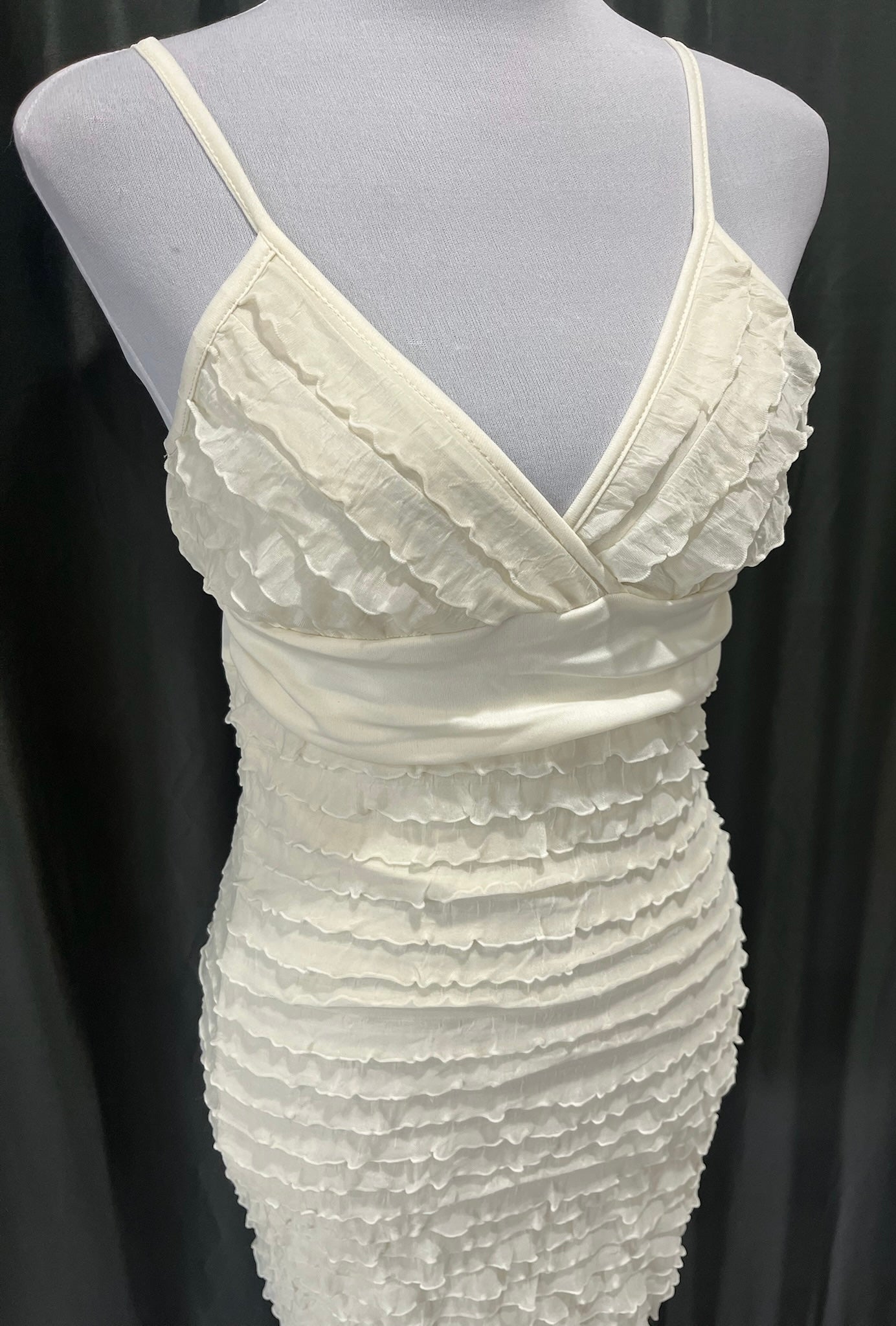 Women’s White Cream Dress image 2