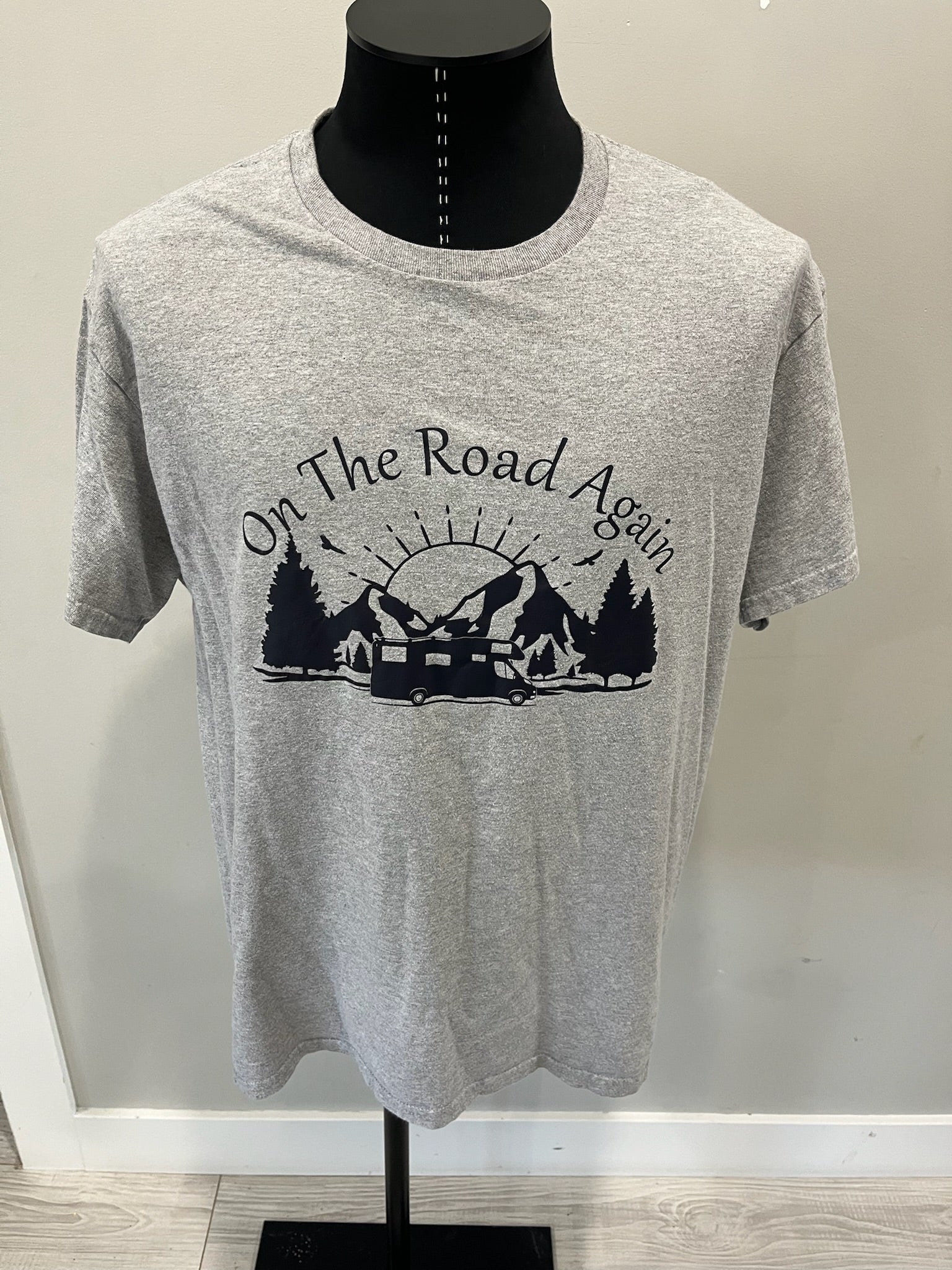 Men’s Grey On The Road Again Shirt image 0