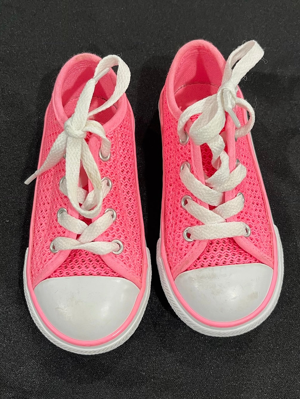 Little Girl Pink Converse Sneakers image 0