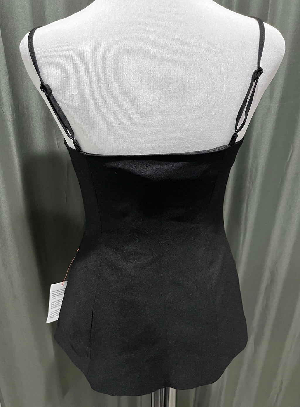 Black Button Up Work Vest image 1