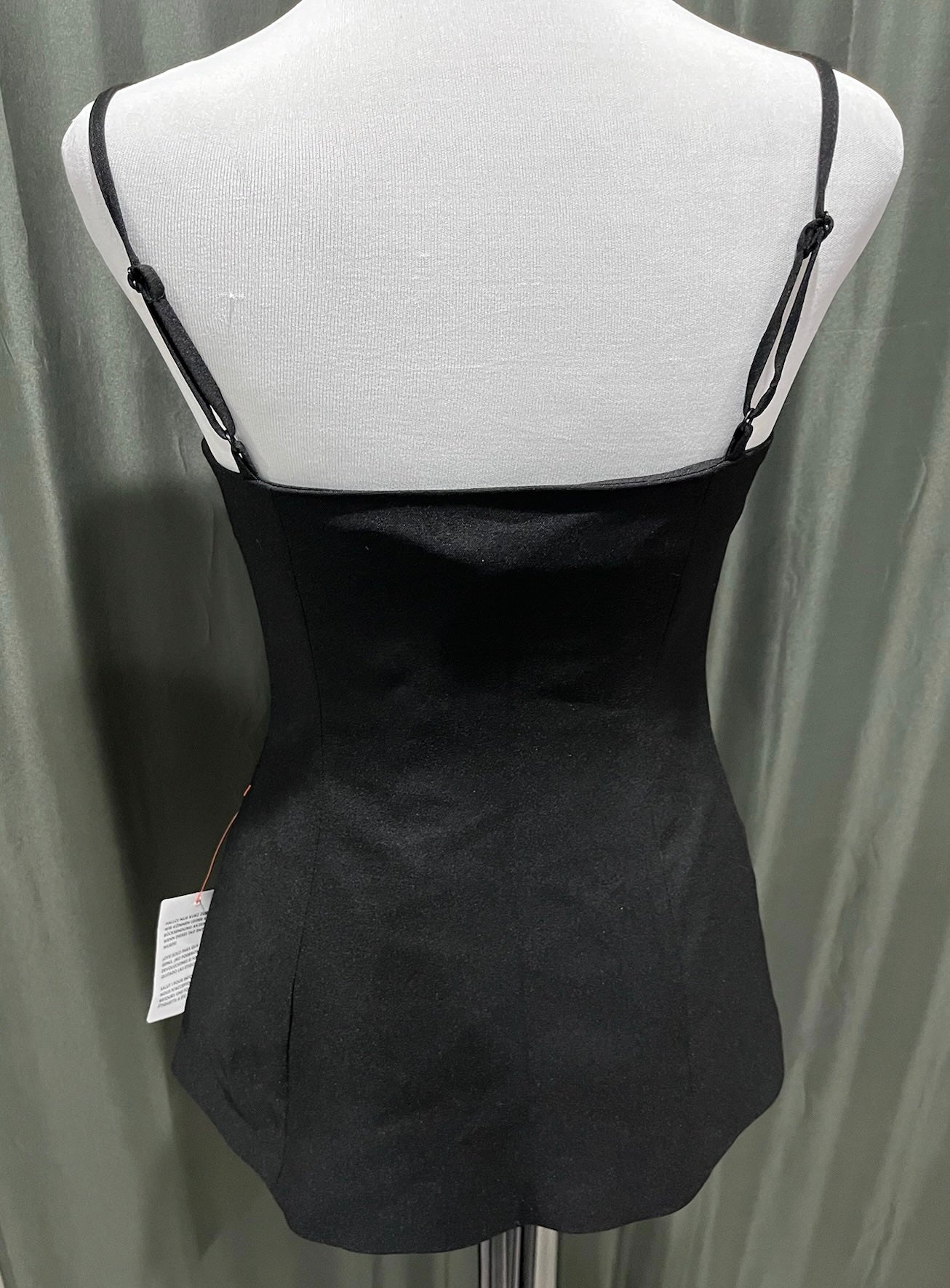 Black Button Up Work Vest image 1