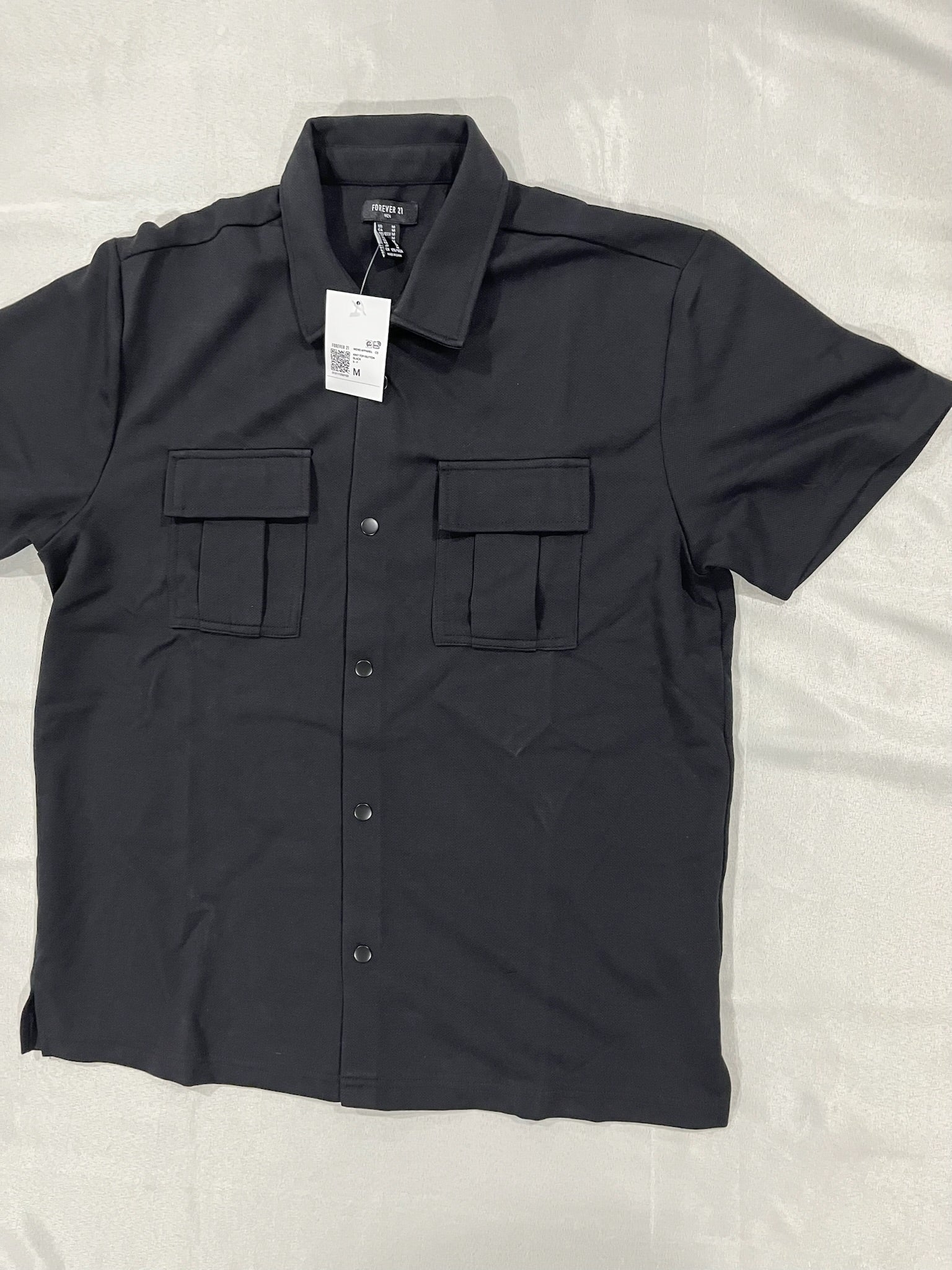 Men’s Black Button Up image 0