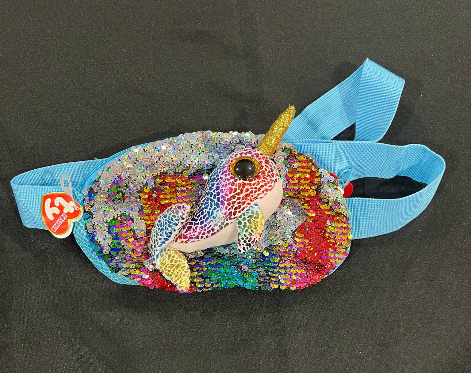 TY Calypso The Narval Sequin Fanny Pack image 0