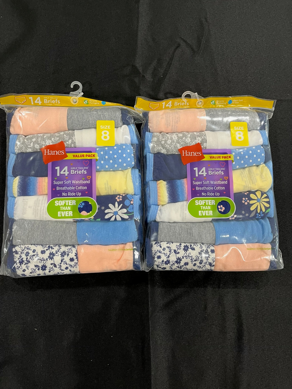 Girls Hanes 14 Pack Brief Underwear  image 1