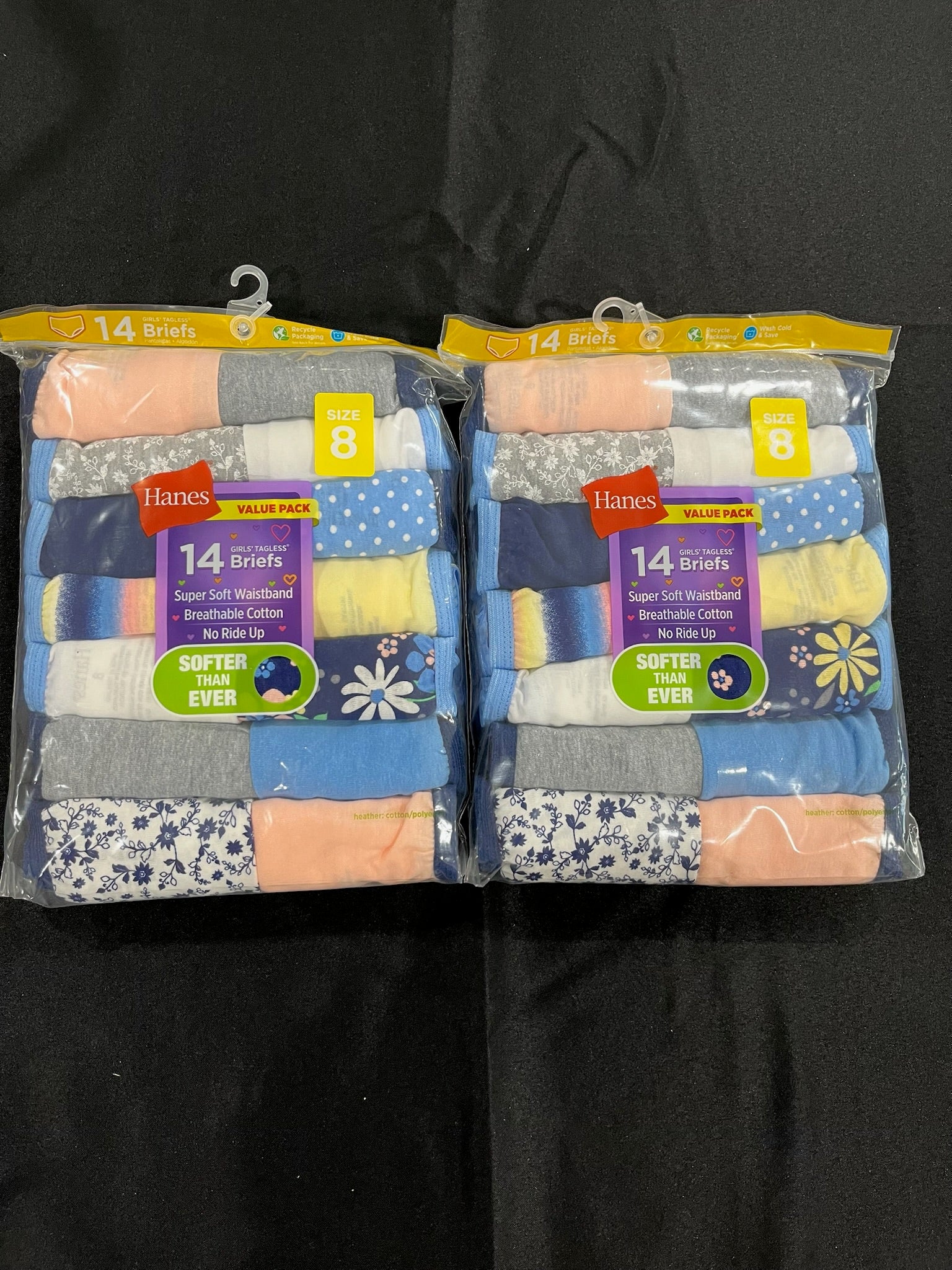 Girls Hanes 14 Pack Brief Underwear  image 1
