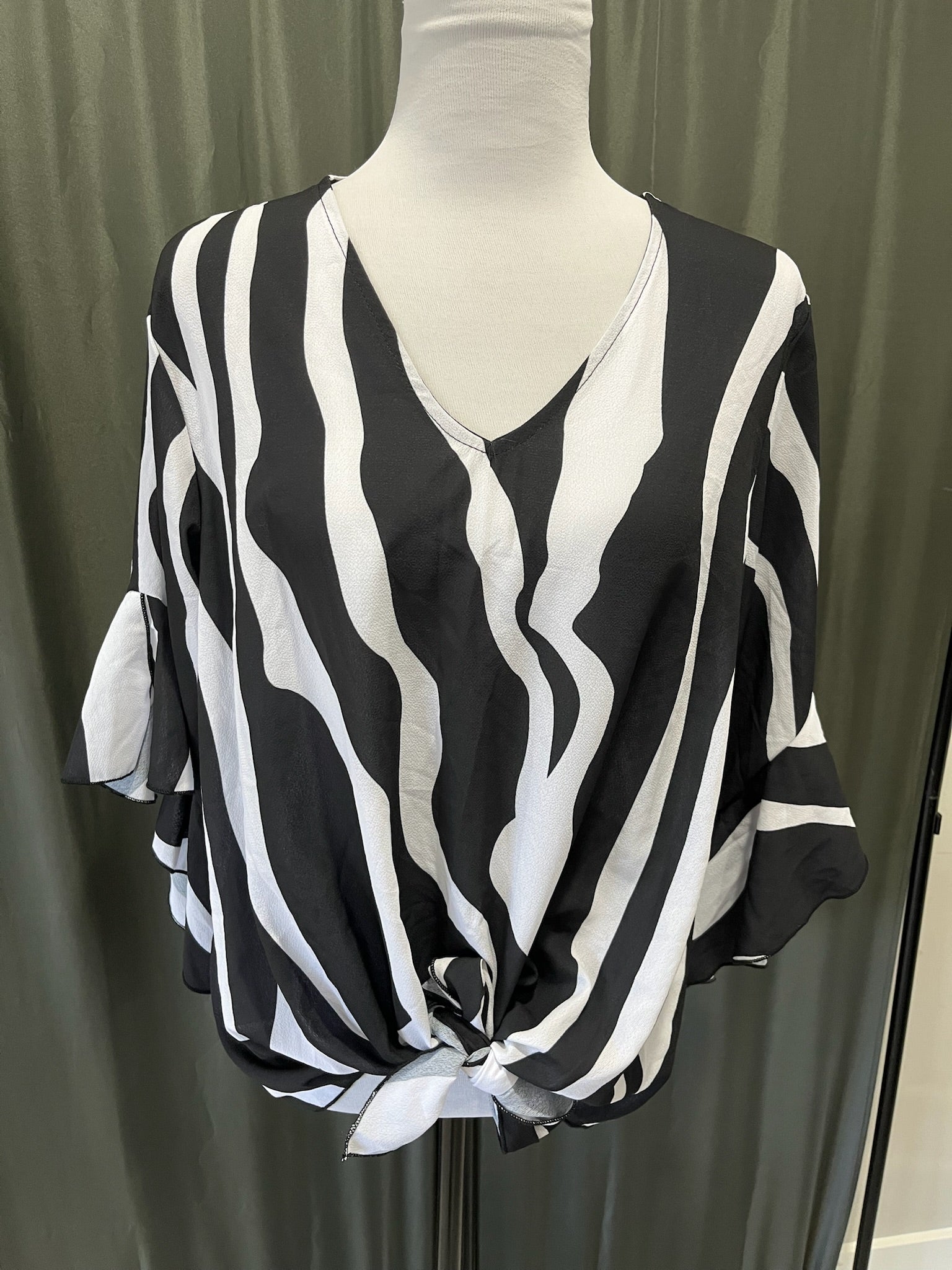 Women’s Zebra Print Top image 0