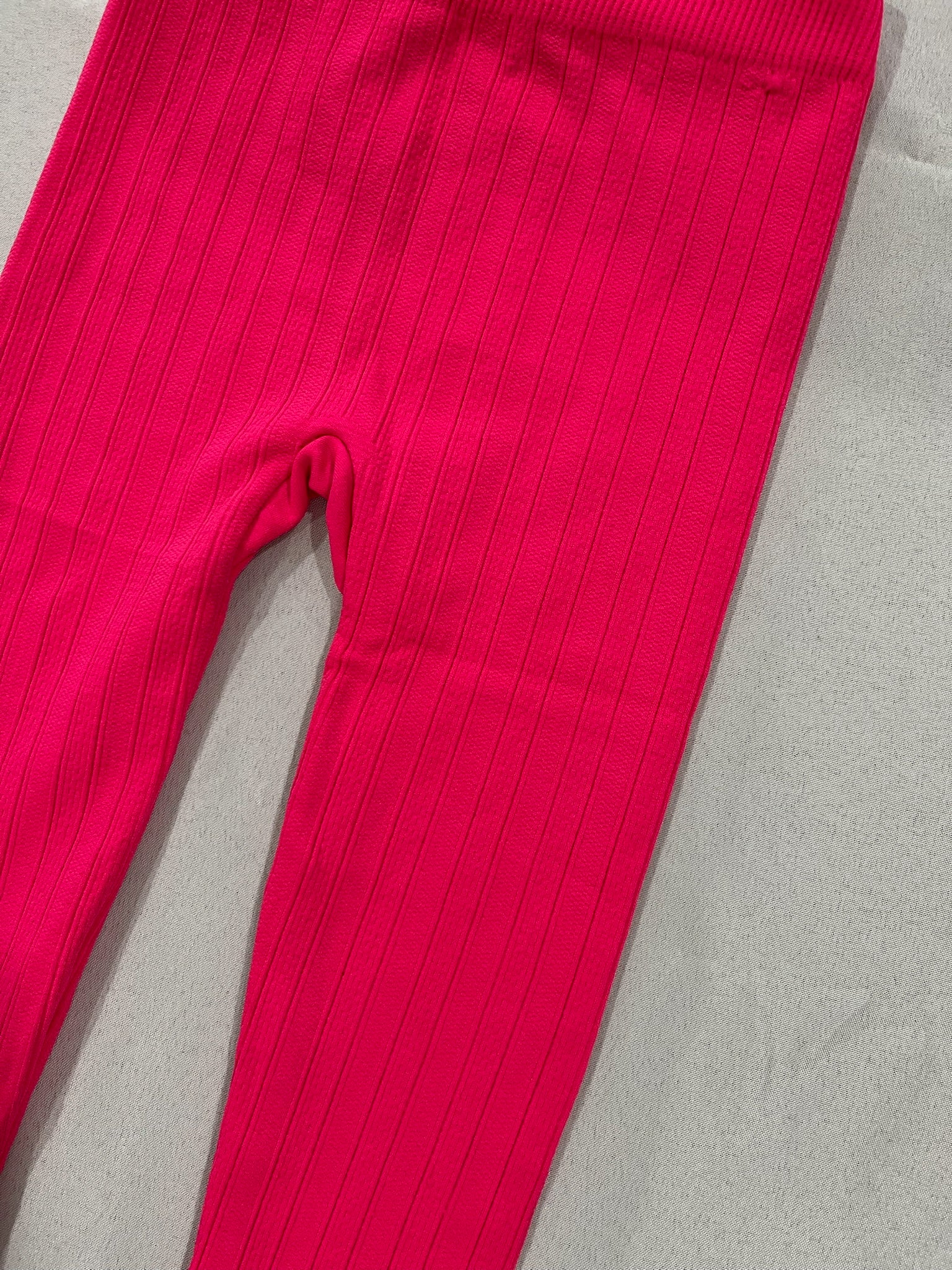 Girls Soft Touch Pink Leggings image 1