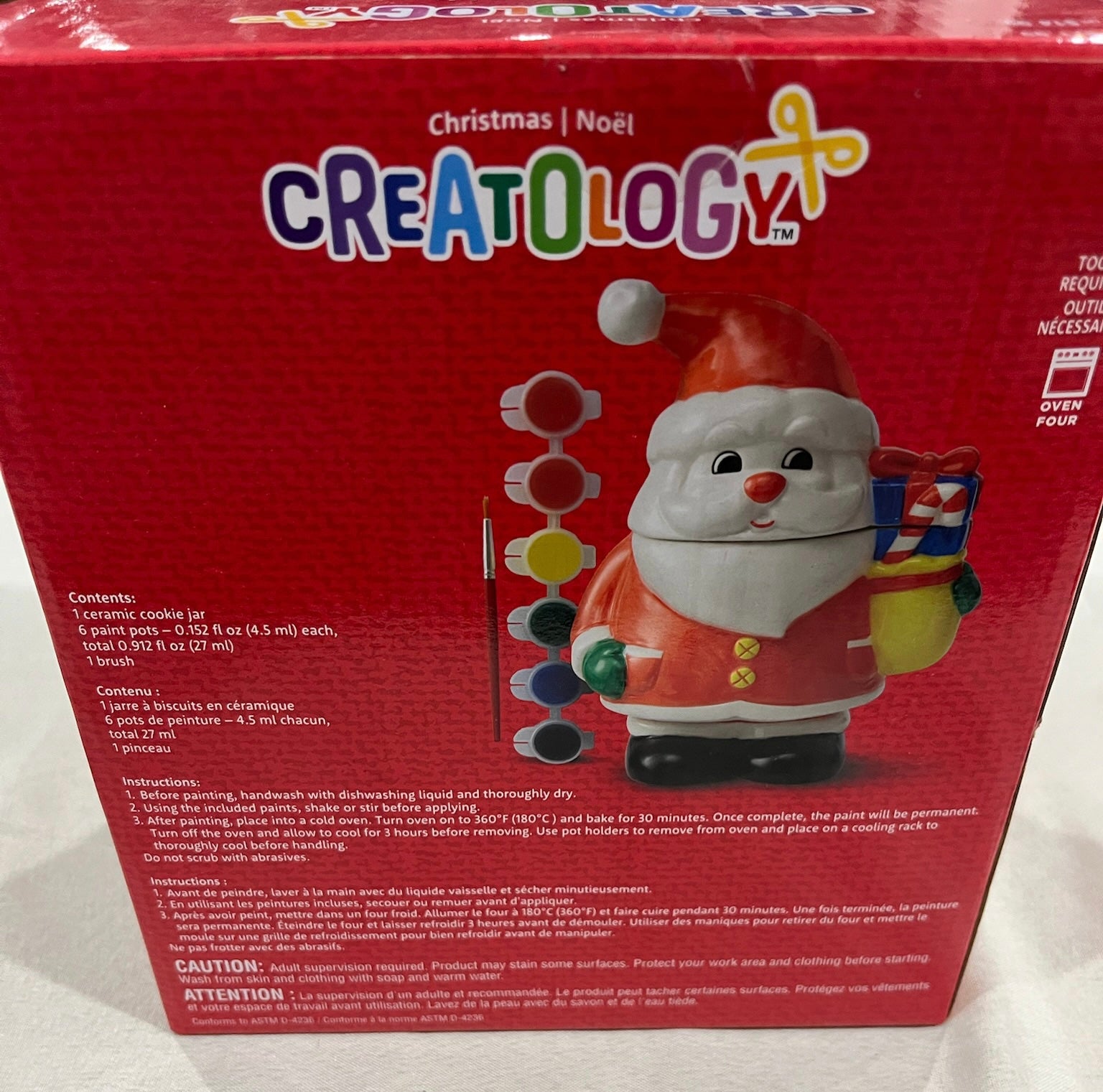 Ceramic Santa Painting Kit image 2
