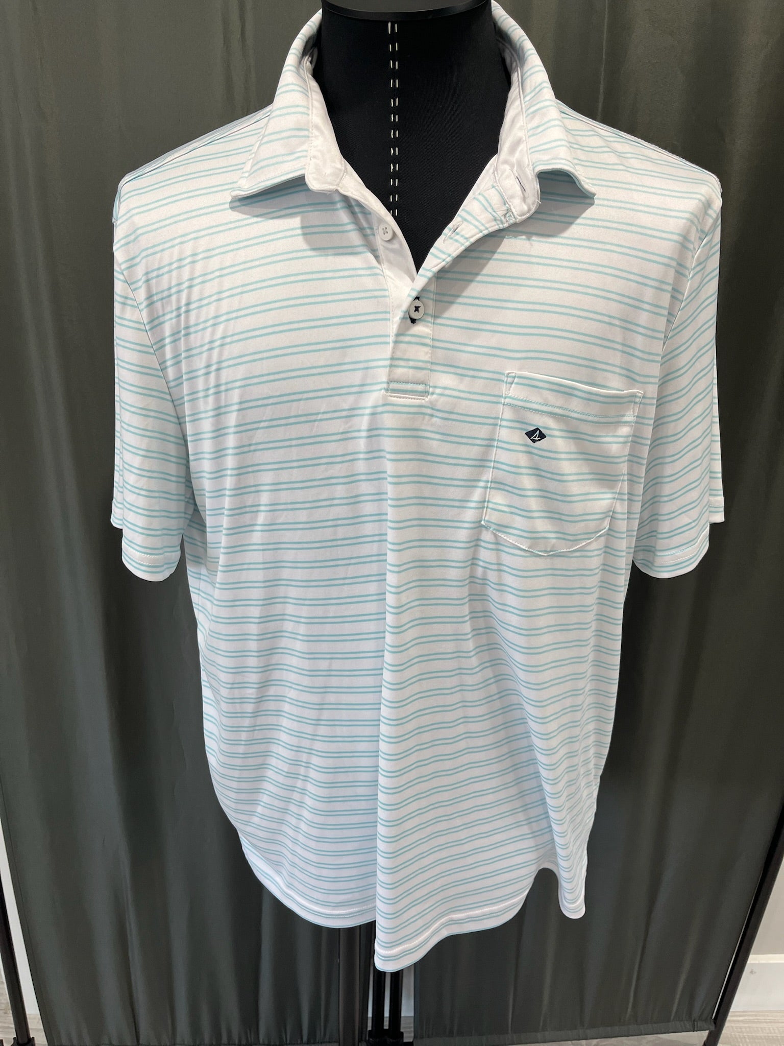 Men’s Striped Polo Shirt image 0