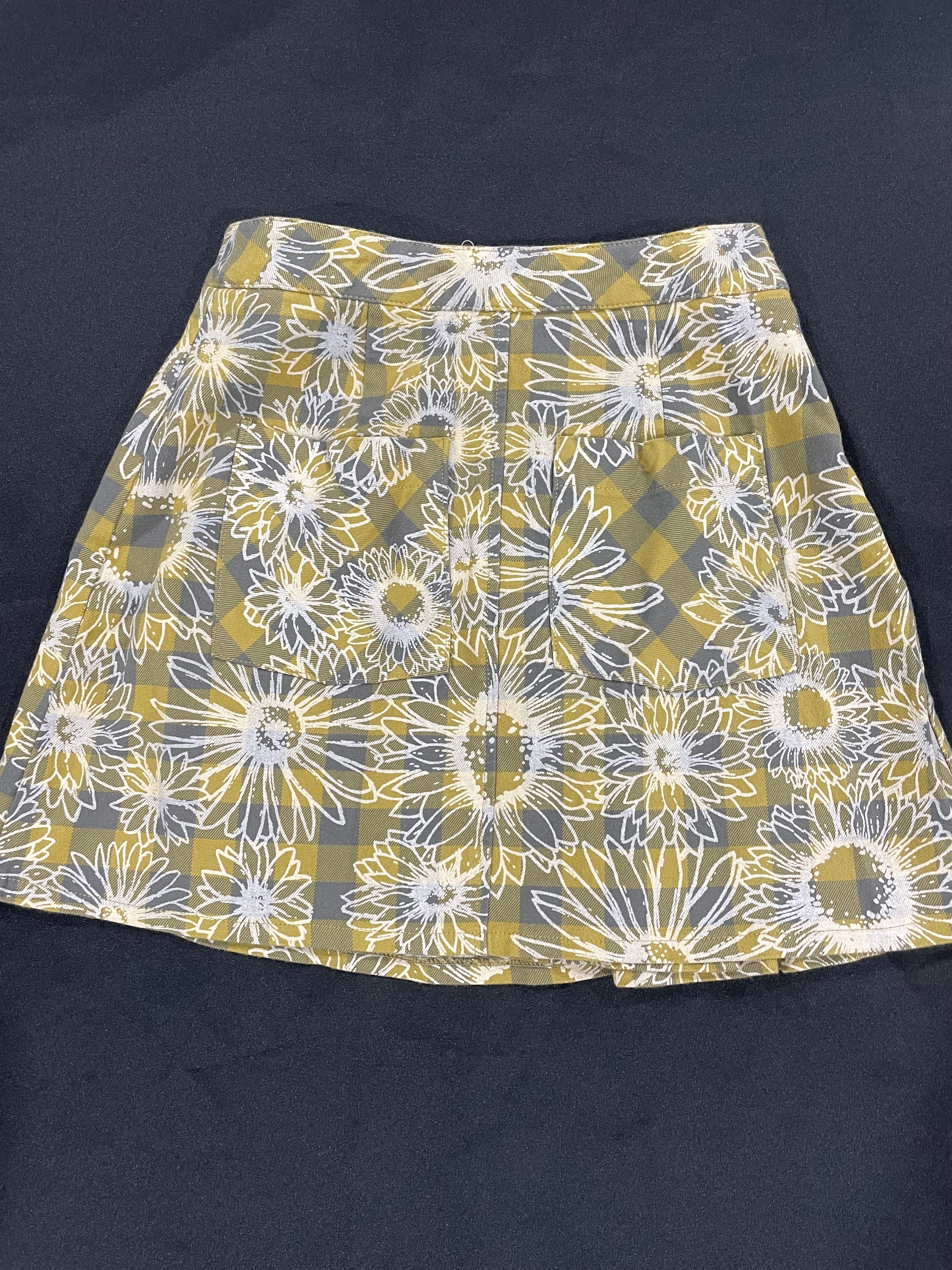 Green Floral Skirt image 2