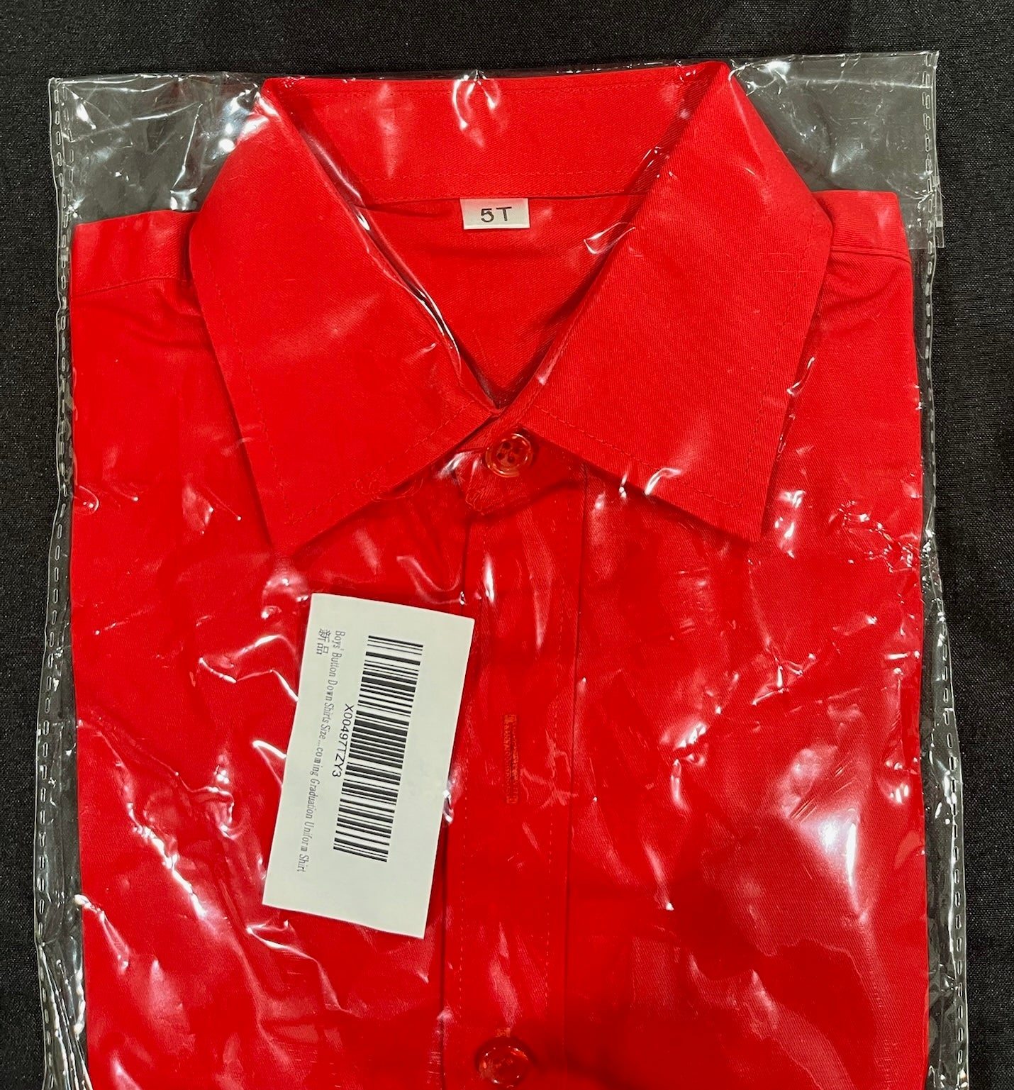 Toddler Red Button Up Shirt image 0