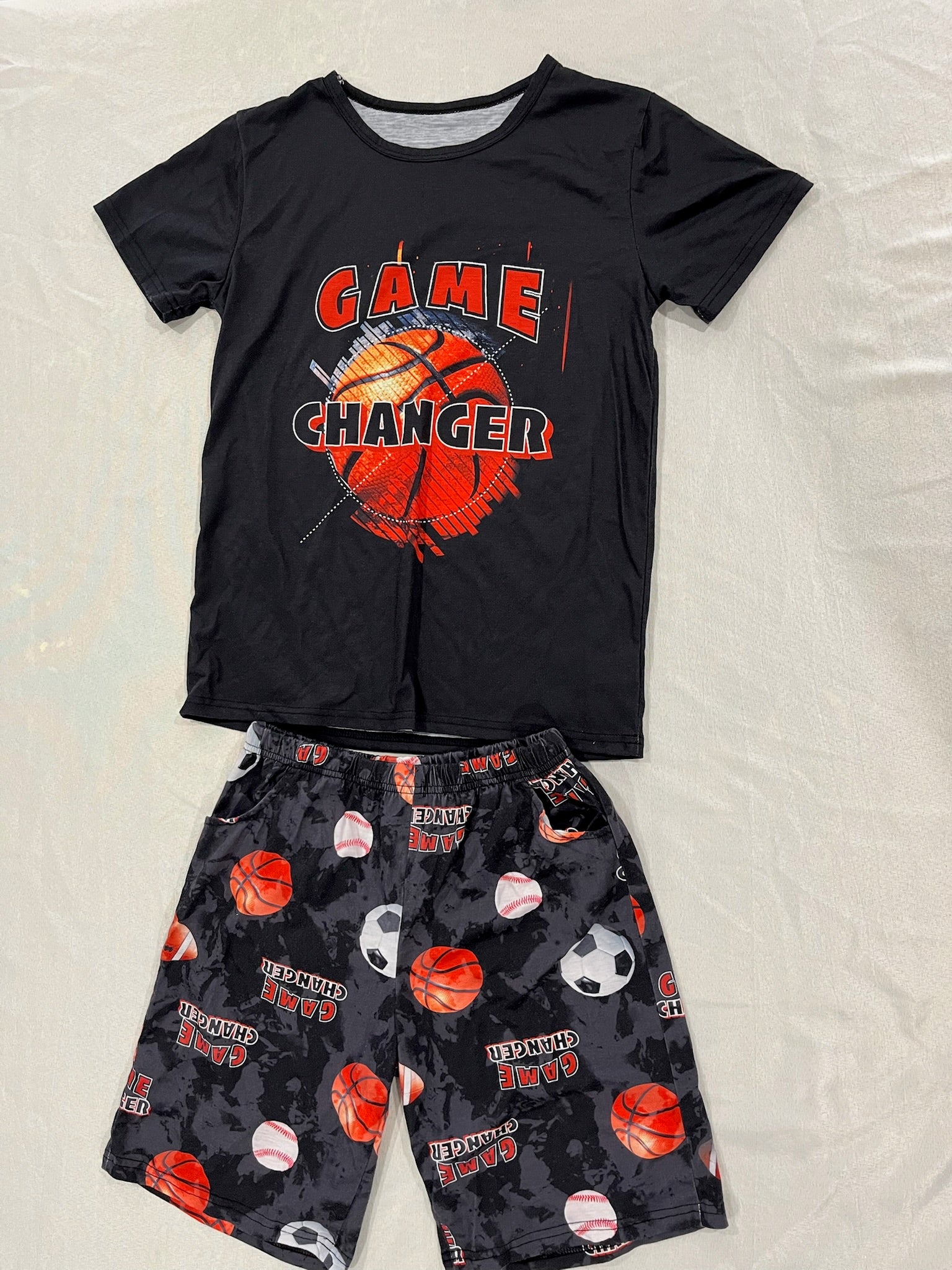 Boys Two Piece Game Changer Pajama Set image 0