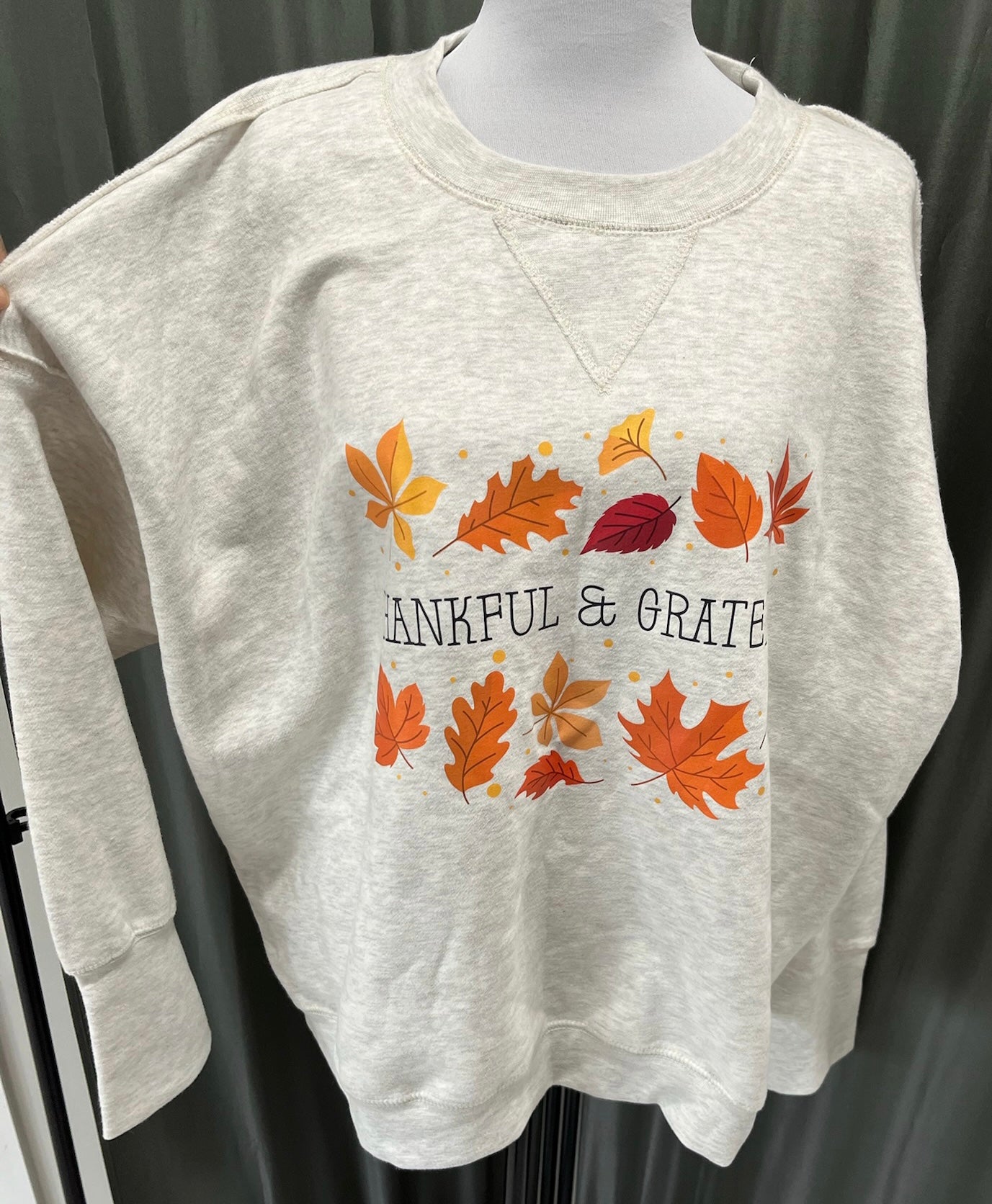 Thankful & Grateful Crewneck Sweater image 2
