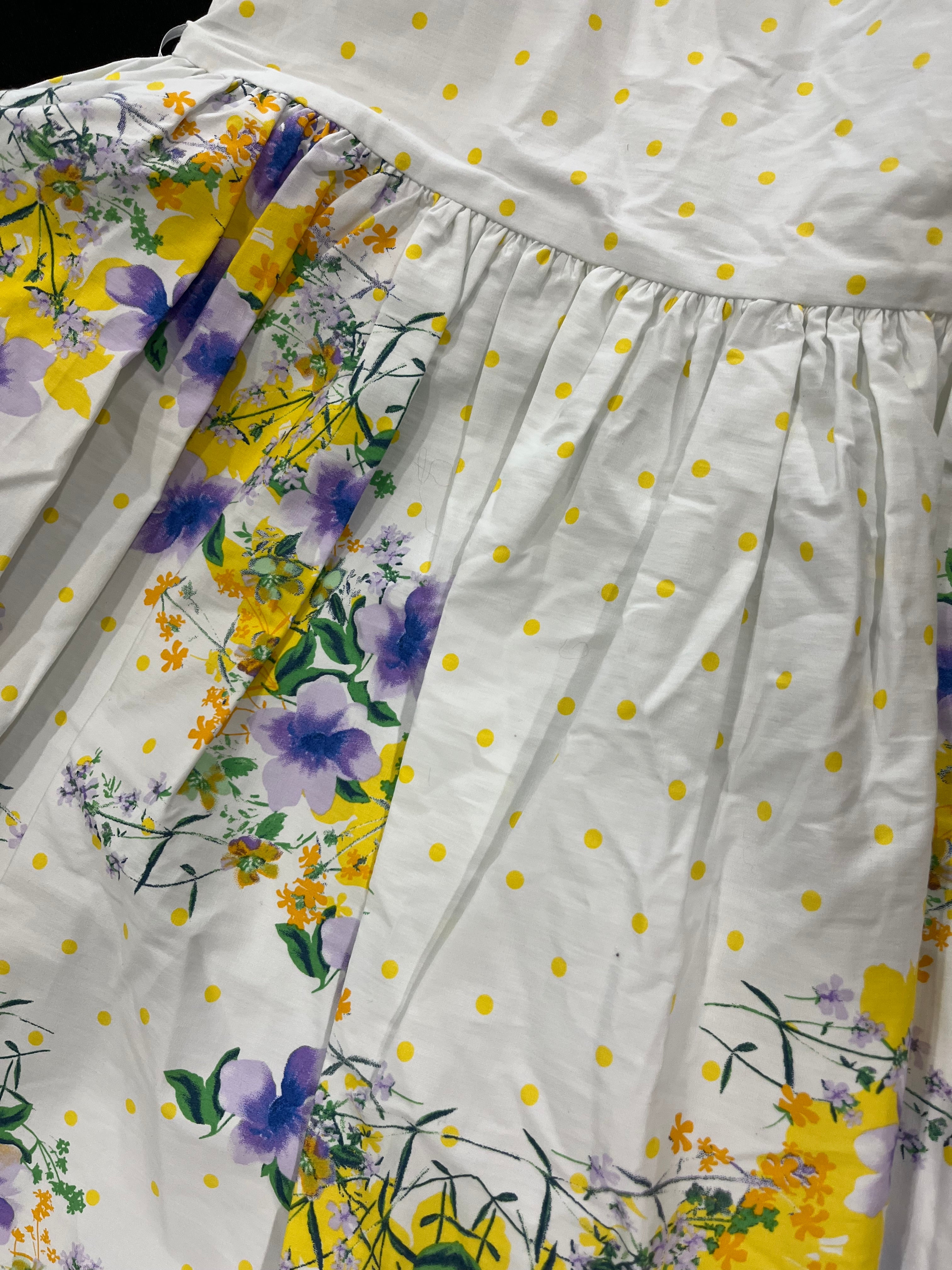 Yellow White Summer Dress image 1