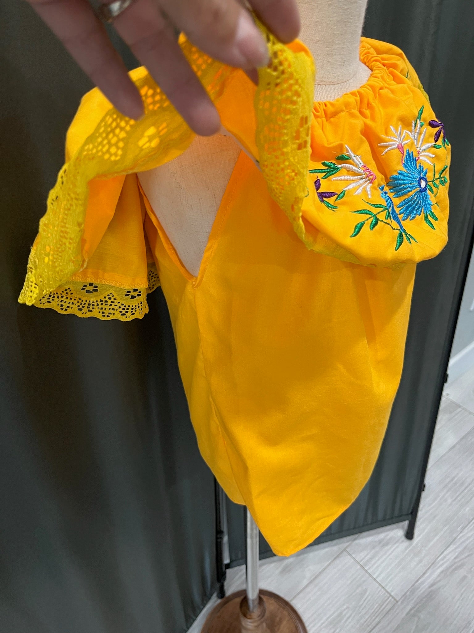 Girls Yellow Top image 2