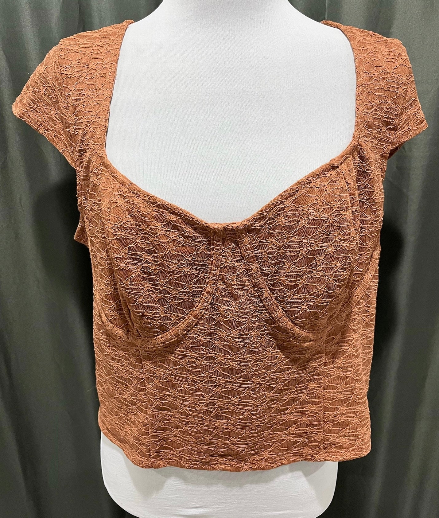 Brown Crop Top image 0