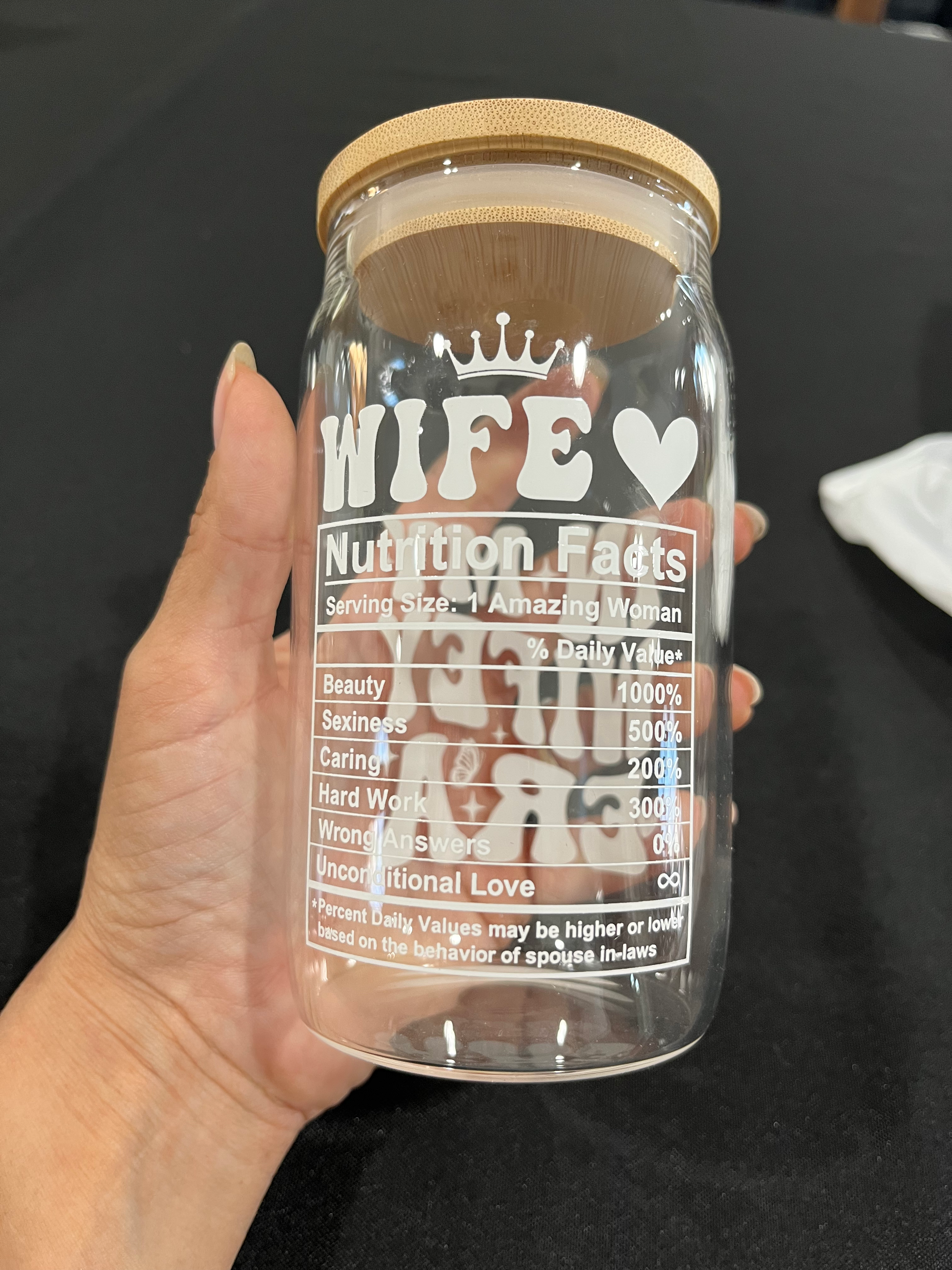New Glass In My Wifey Era Cup Set image 6