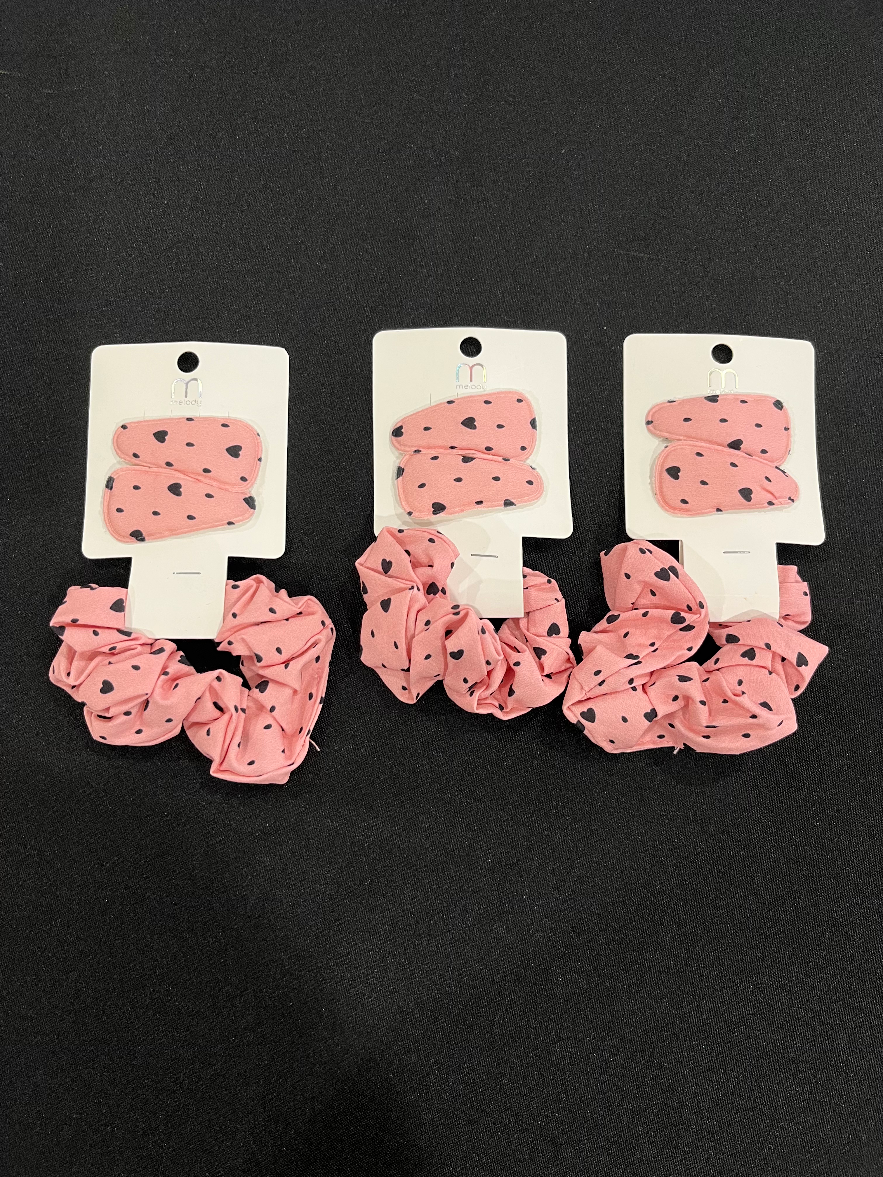 Three Piece Clip and Scrunchie Set  image 1