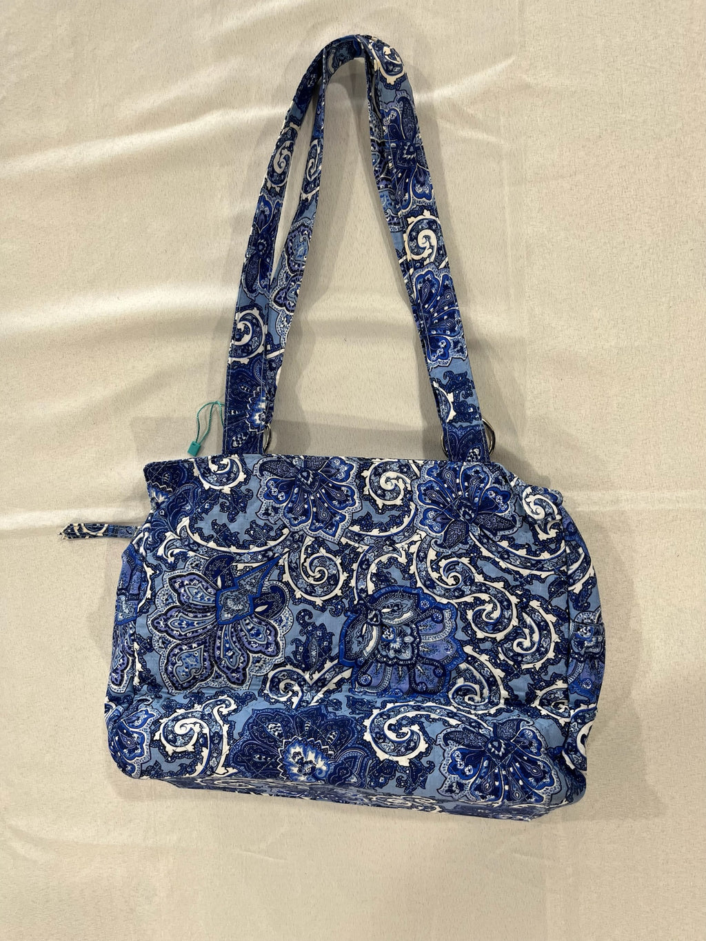 Blue Waverly Quilted Boho Bag image 2