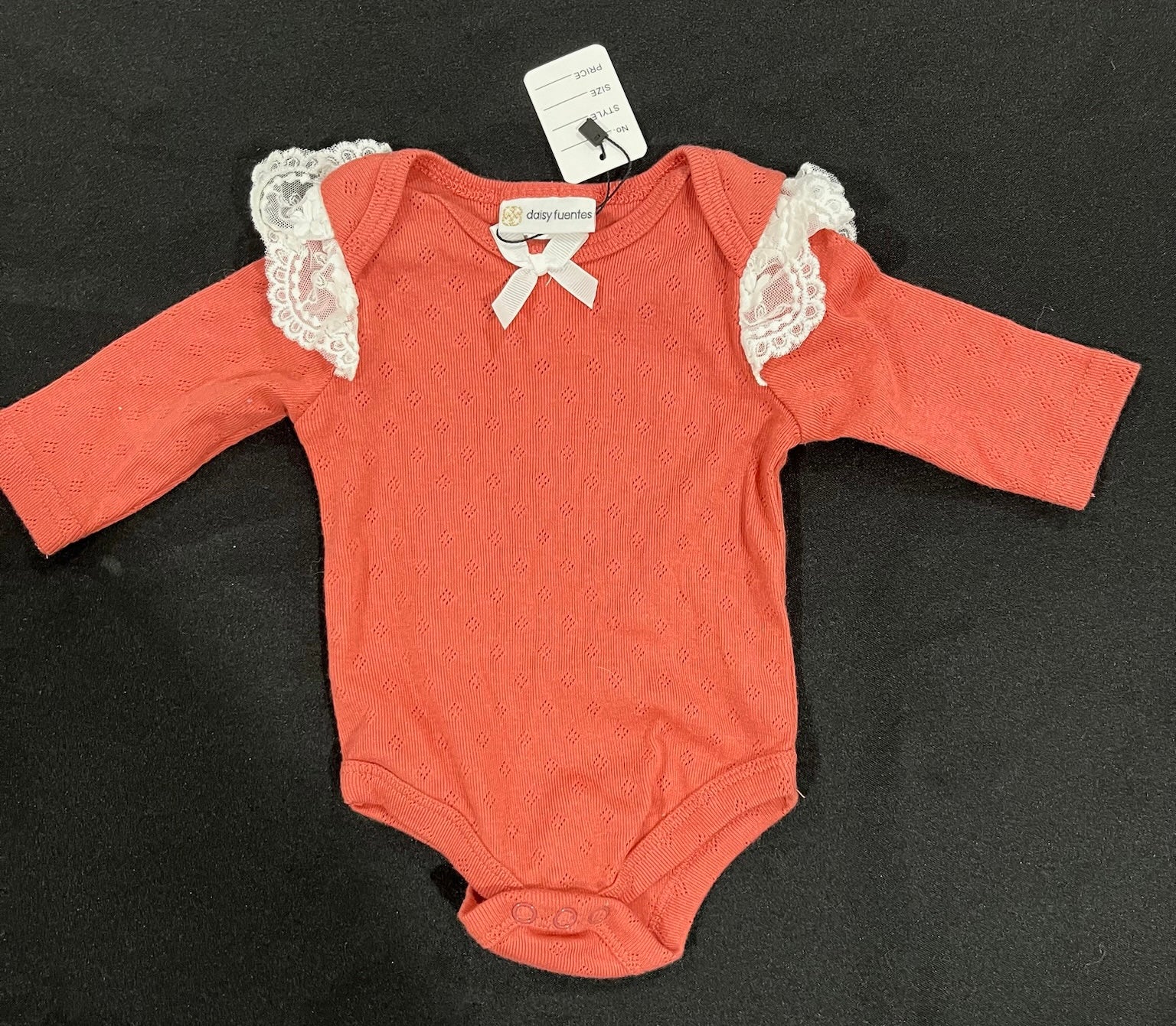 Baby Girl Long Sleeve Onesie image 0