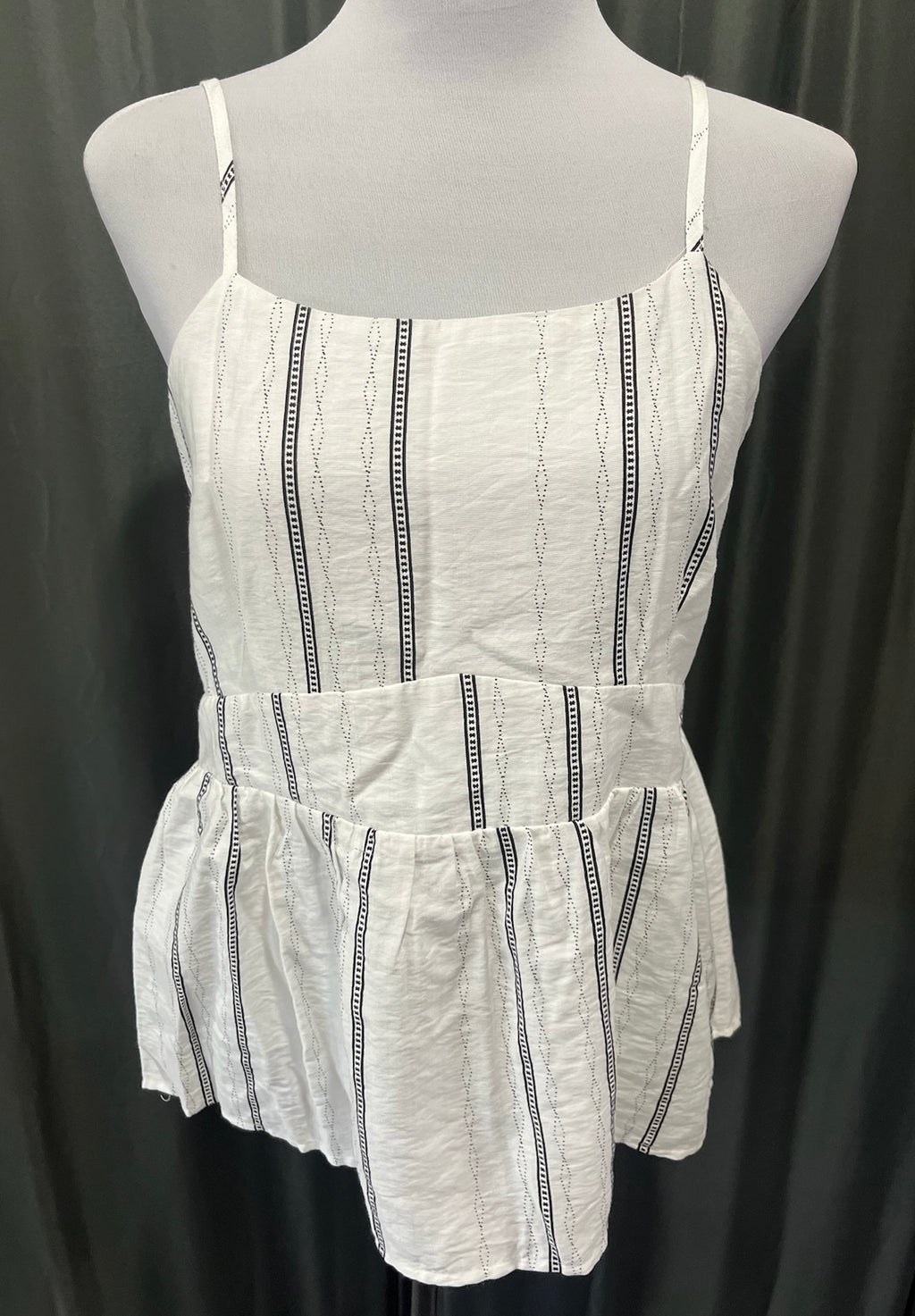 Women’s Black & White Tank Top image 0