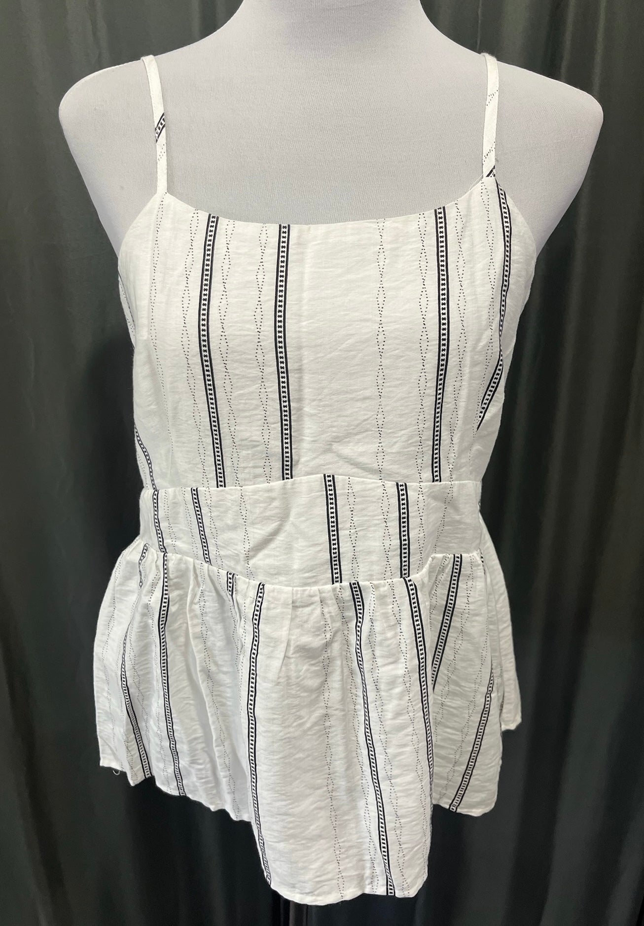 Women’s Black & White Tank Top image 0