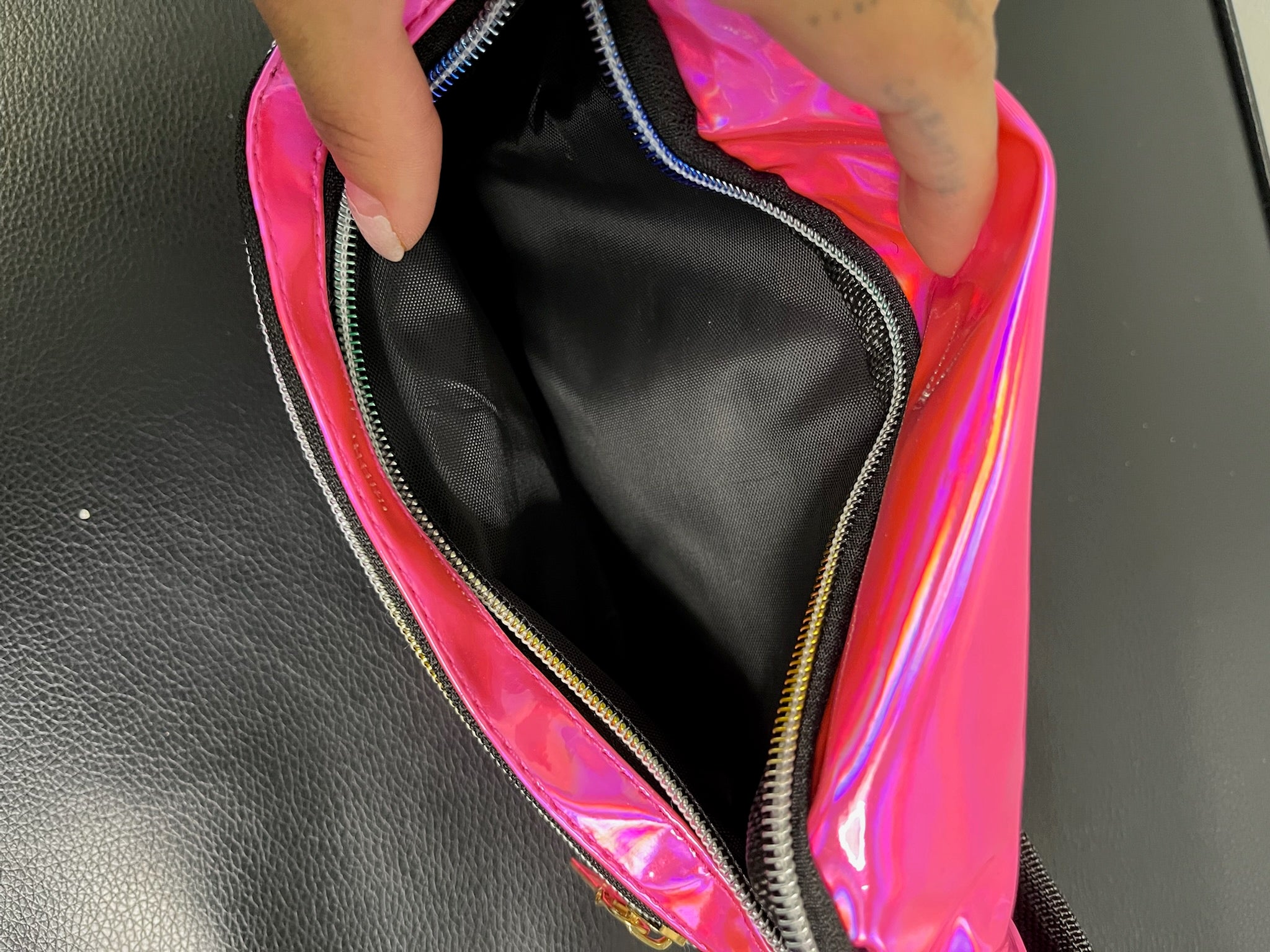 Pink Holographic Fanny Pack image 2