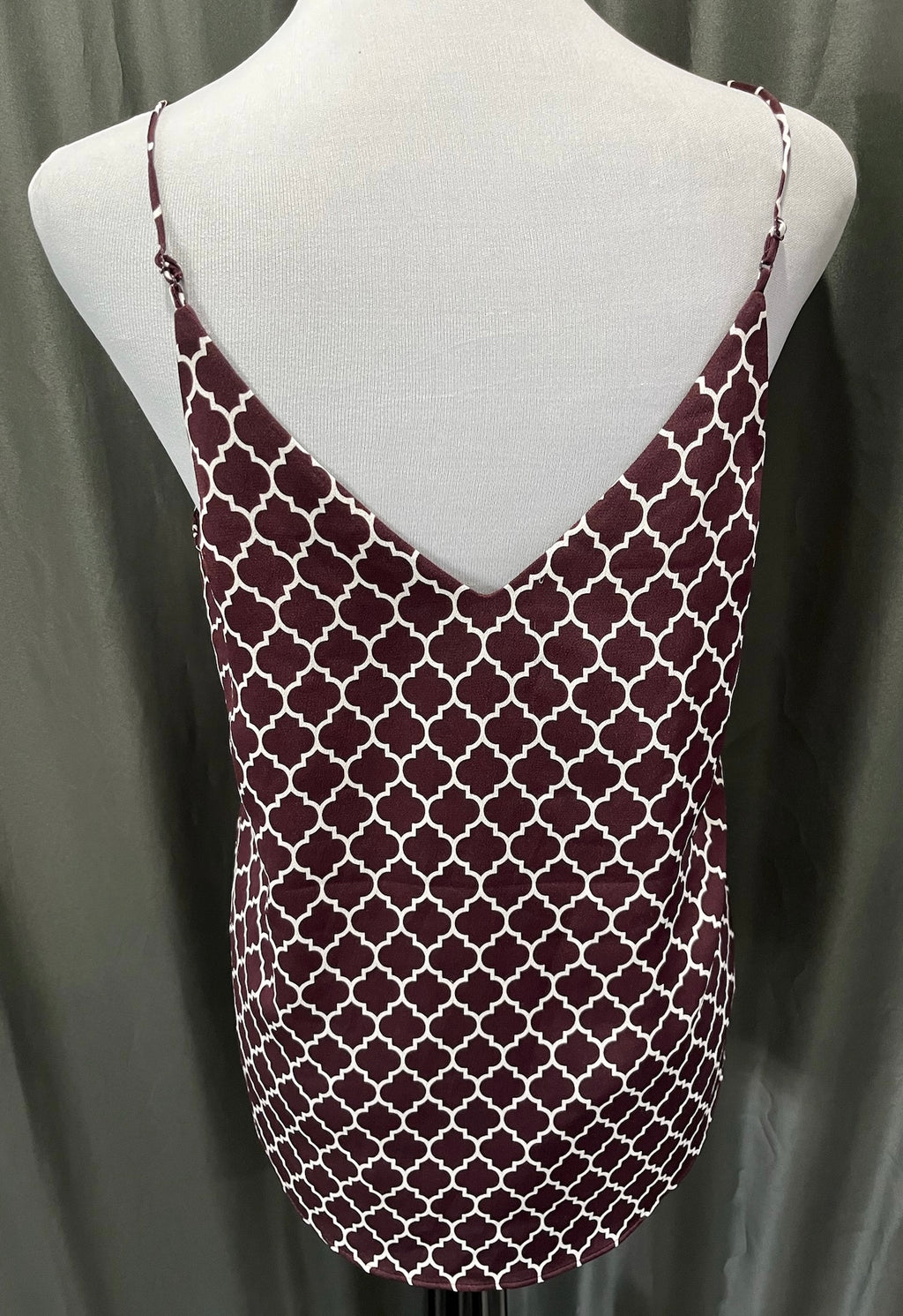 Dark Purple And White Tank Too image 2