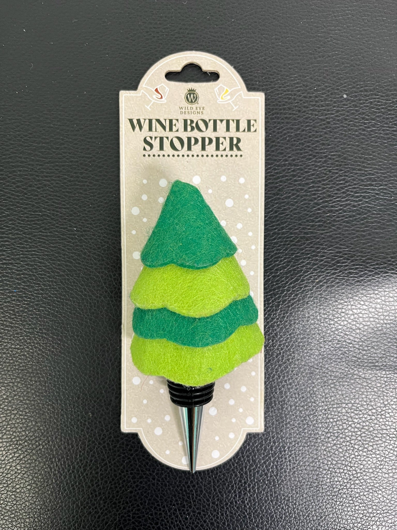 Christmas Tree Wine Topper image 0